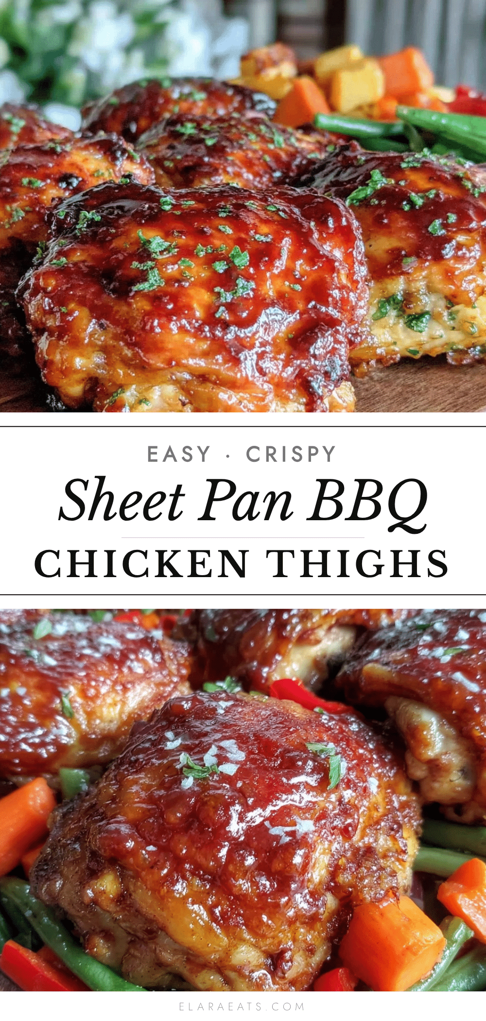 crispy sheet pan bbq chicken thighs recipe