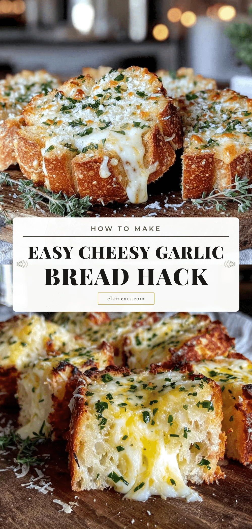 easy cheesy garlic bread hack recipe