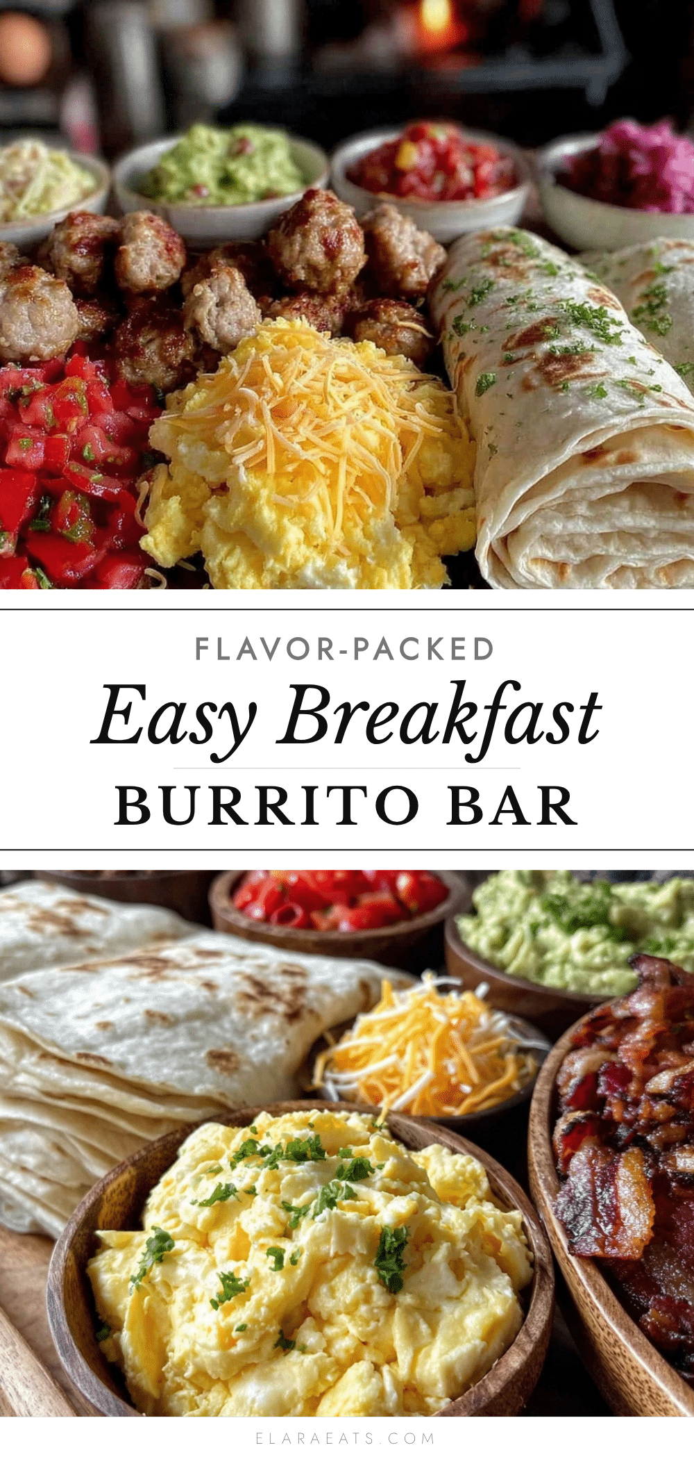 easy flavor-packed lazy day breakfast burrito bar recipe
