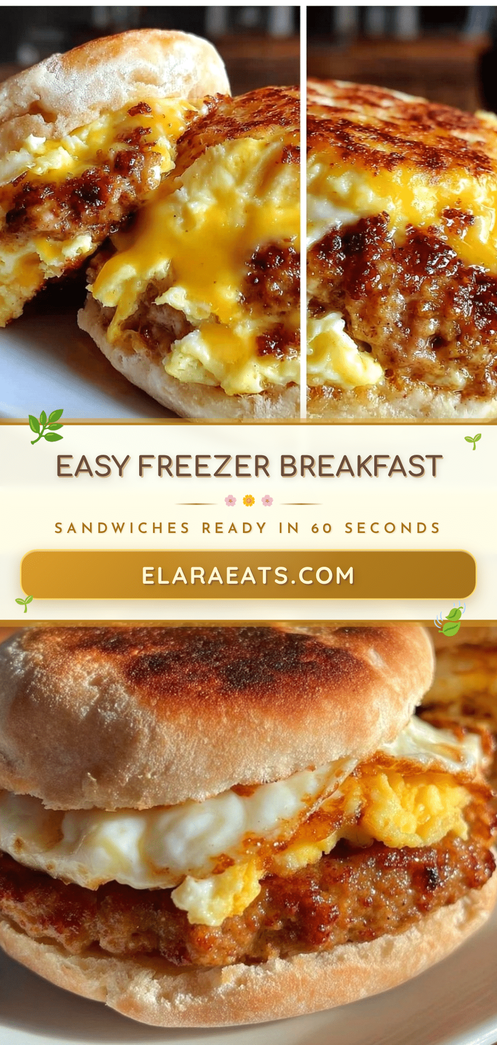 easy freezer breakfast sandwiches recipe