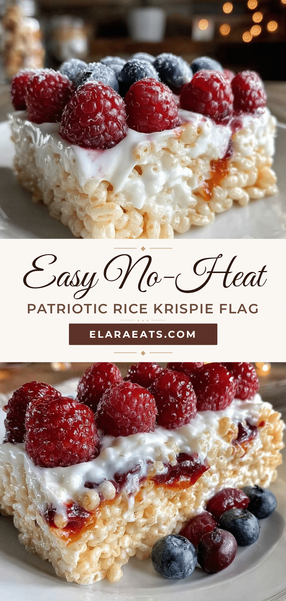 easy no-heat rice krispie flag recipe recipe