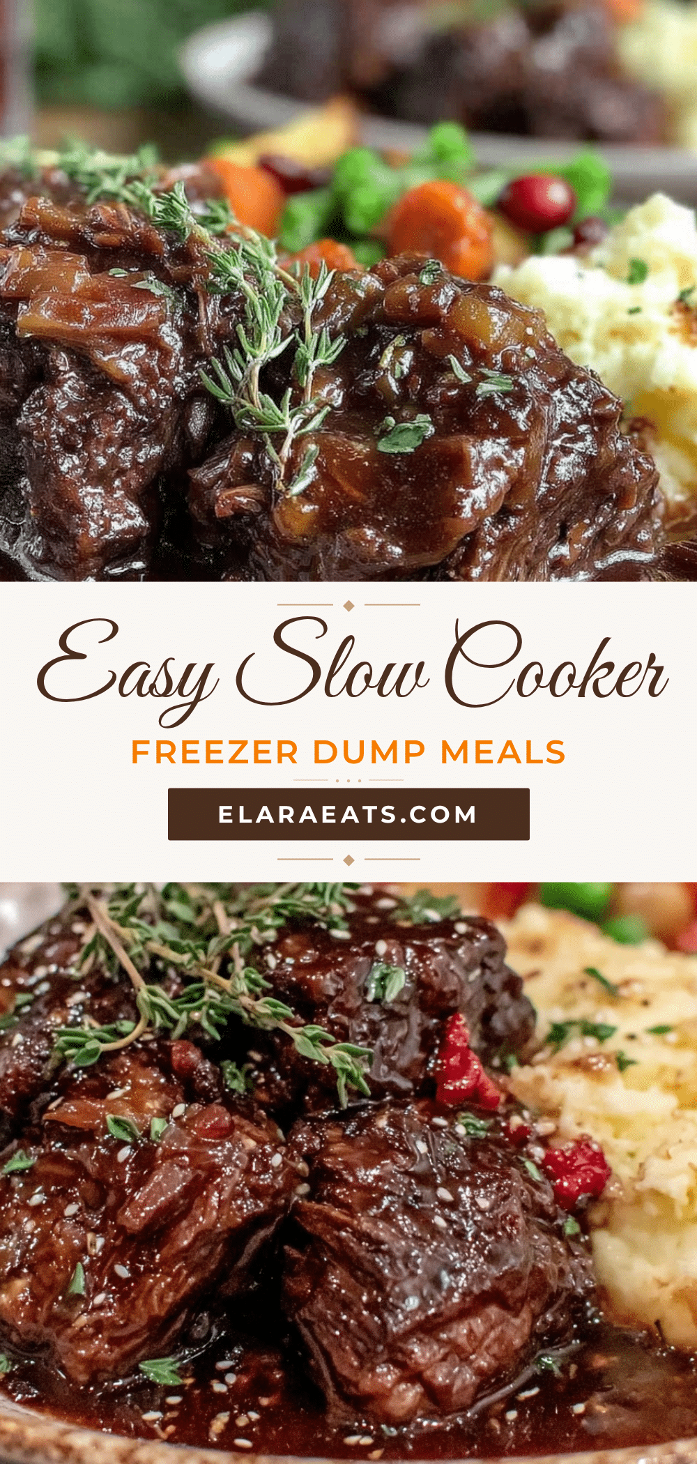 easy slow cooker freezer meals recipe