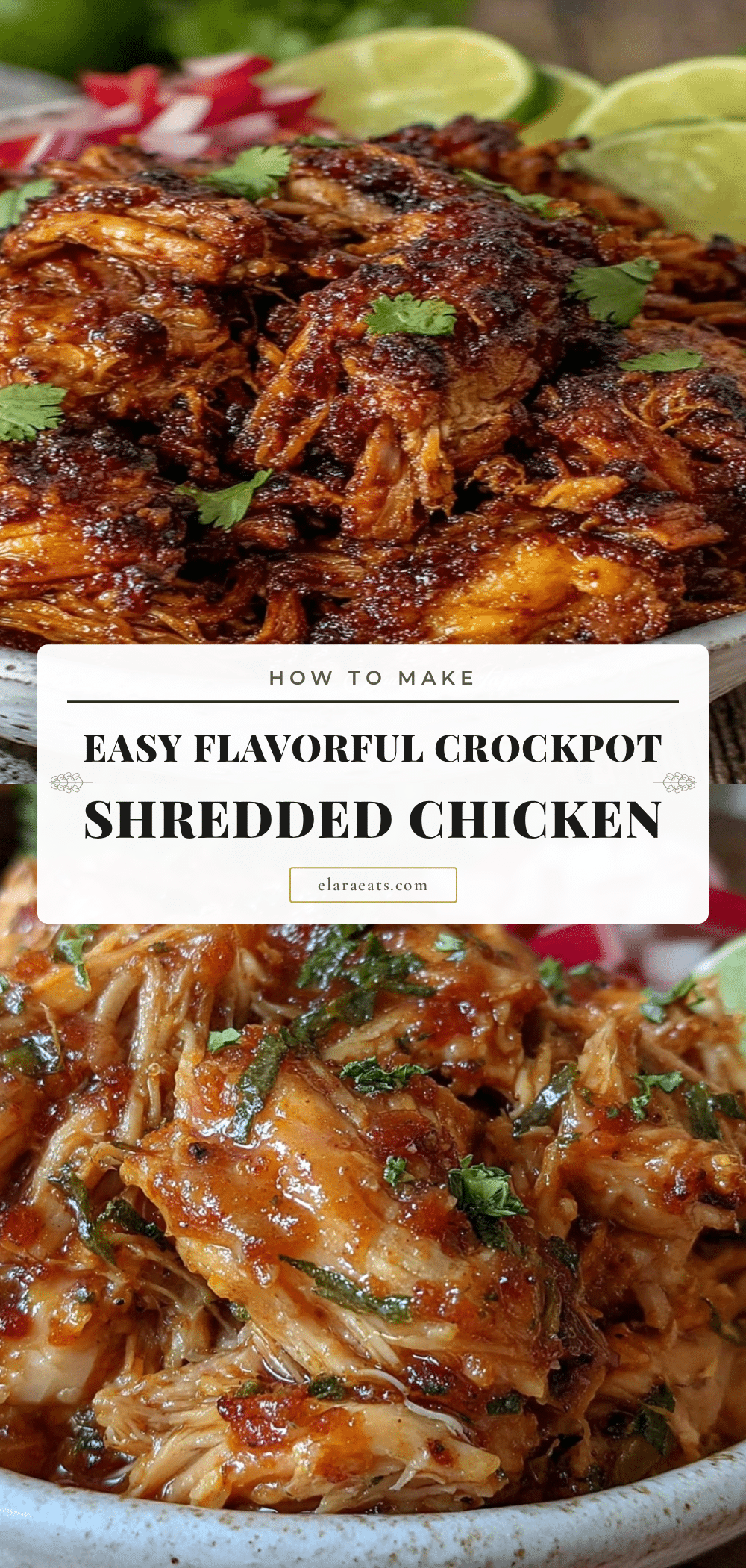 flavorful crockpot shredded chicken recipe