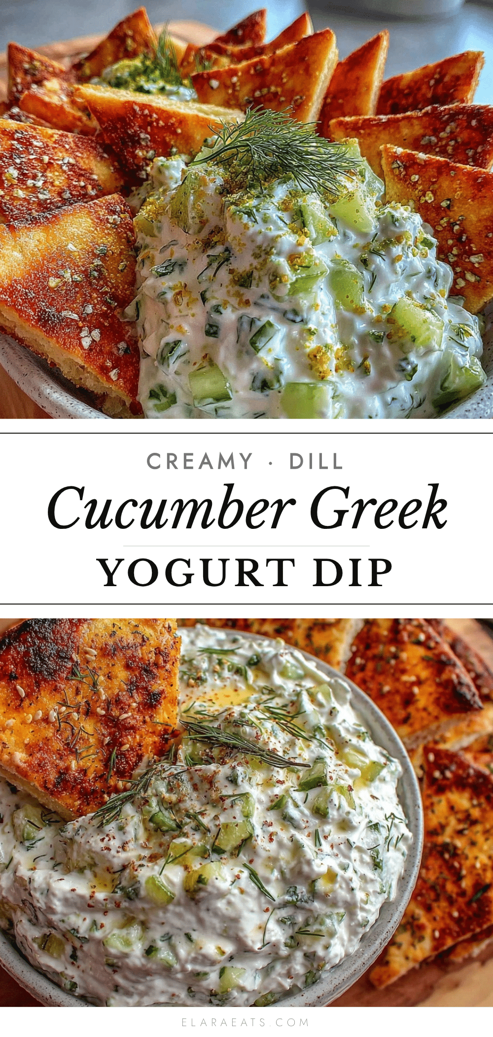 fresh cucumber dill greek yogurt dip recipe