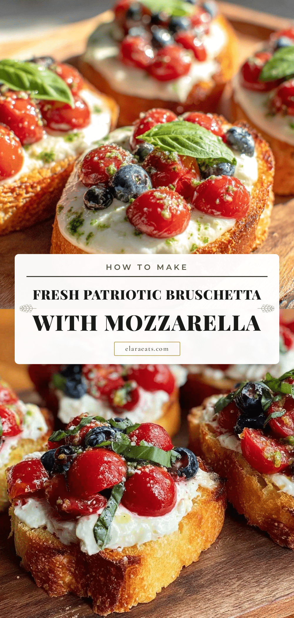 fresh patriotic bruschetta recipe recipe