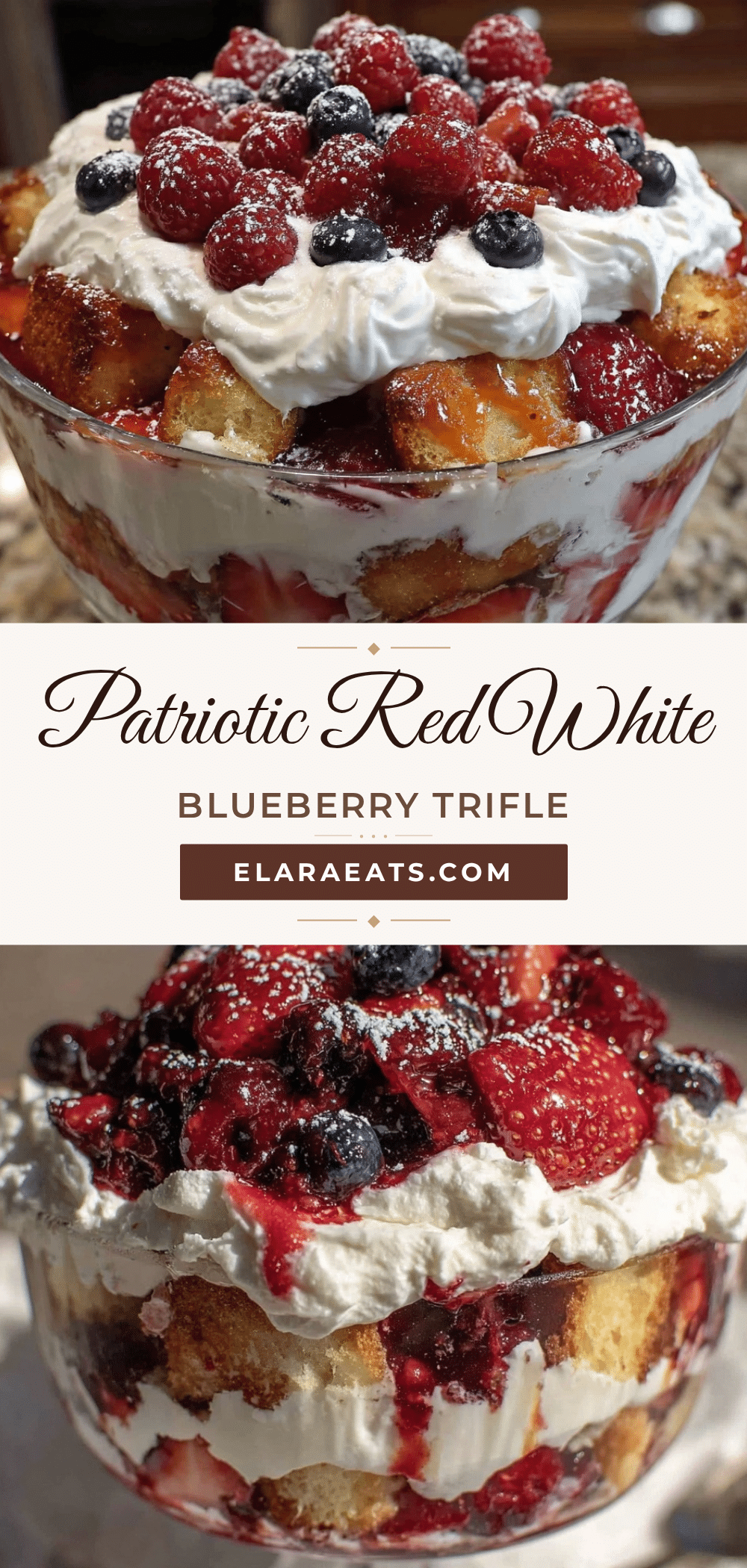 fresh red white blue berry trifle recipe