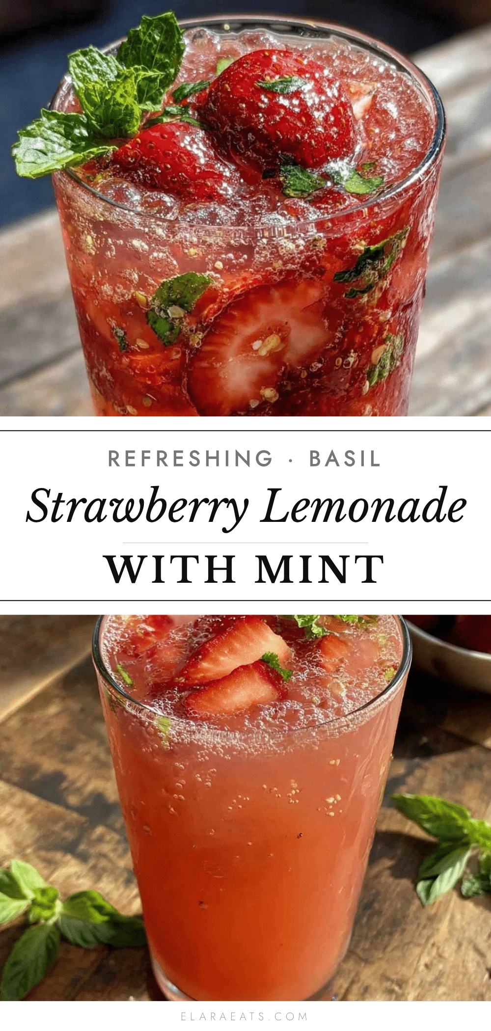 fresh strawberry basil lemonade recipe