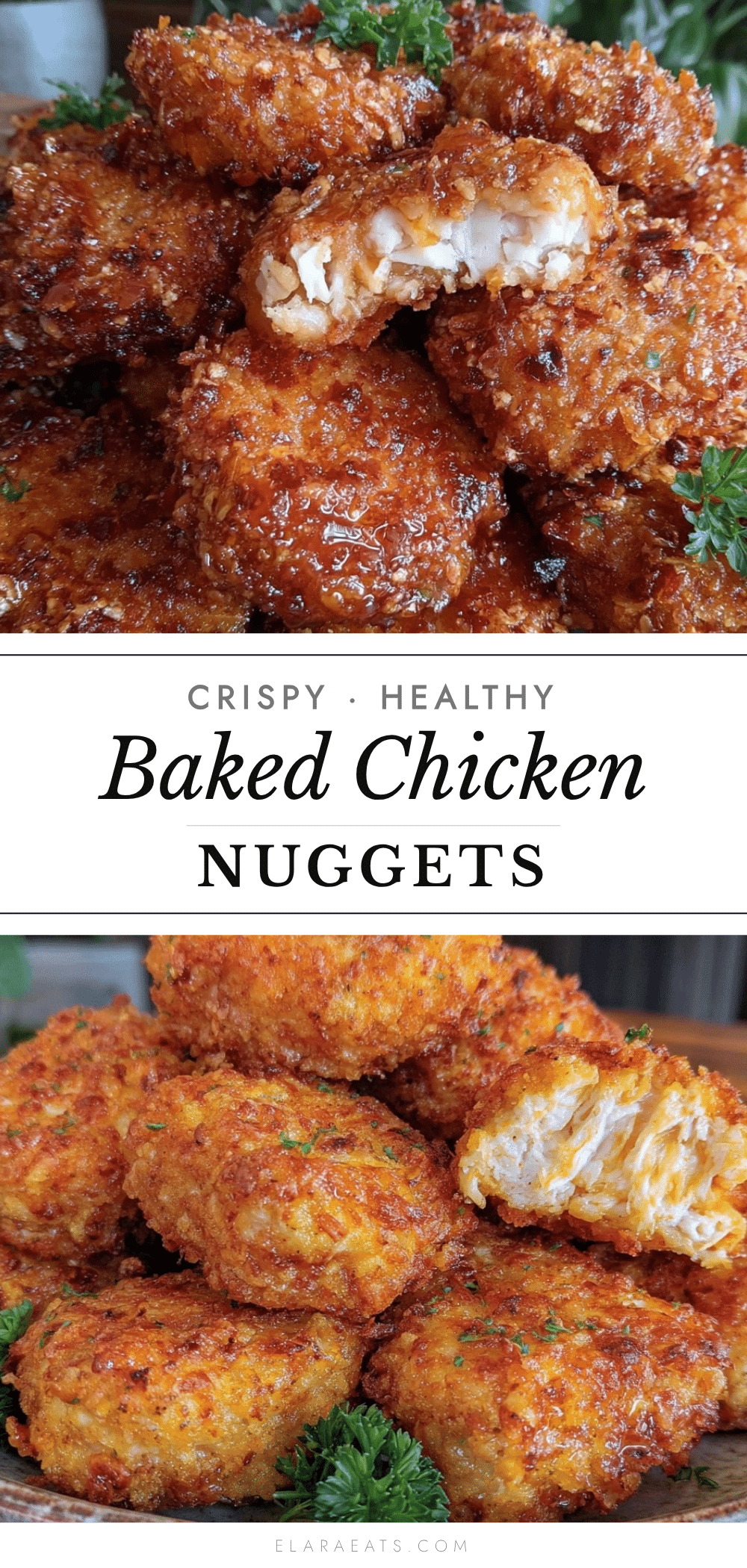 healthy baked chicken nuggets recipe