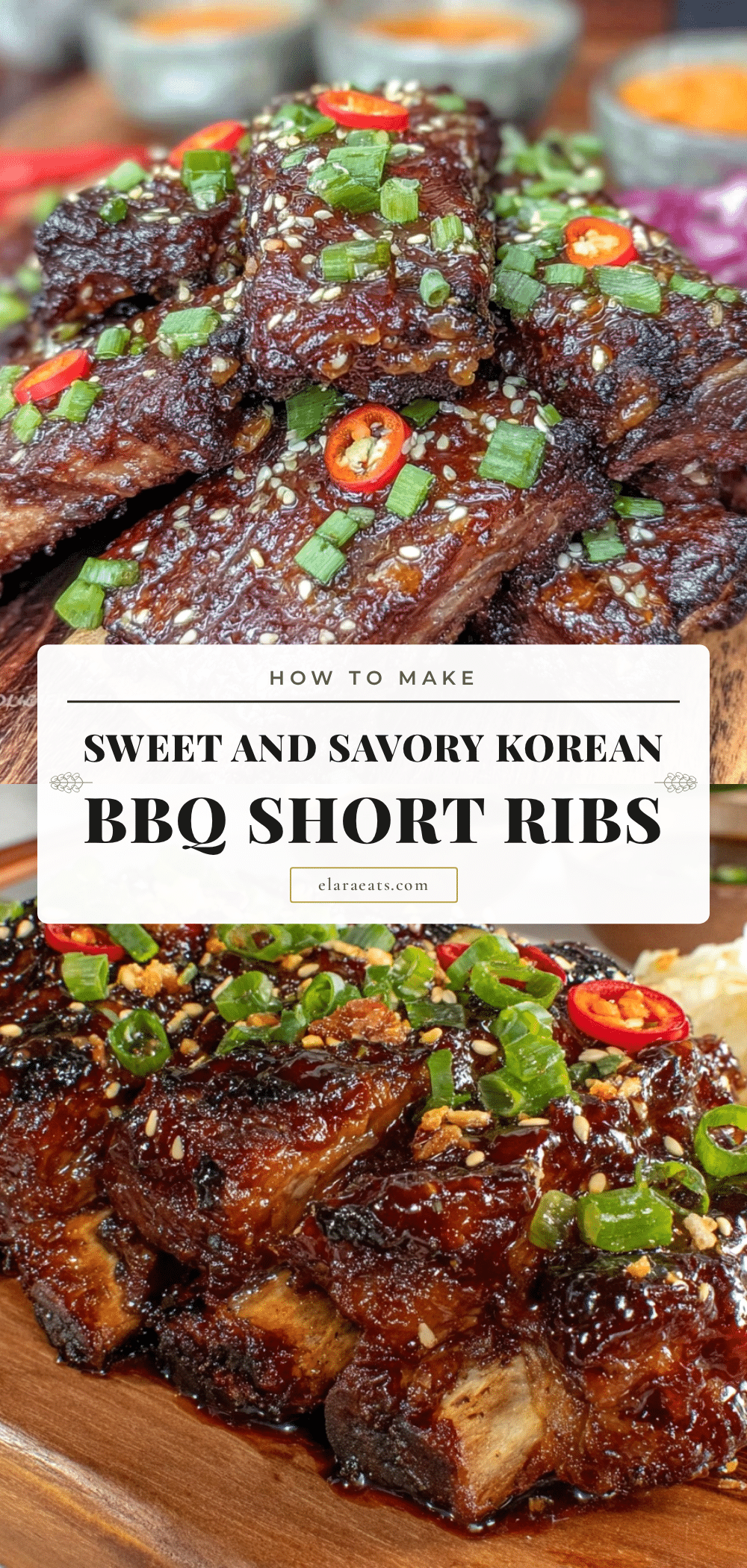 Korean BBQ beef short ribs recipe