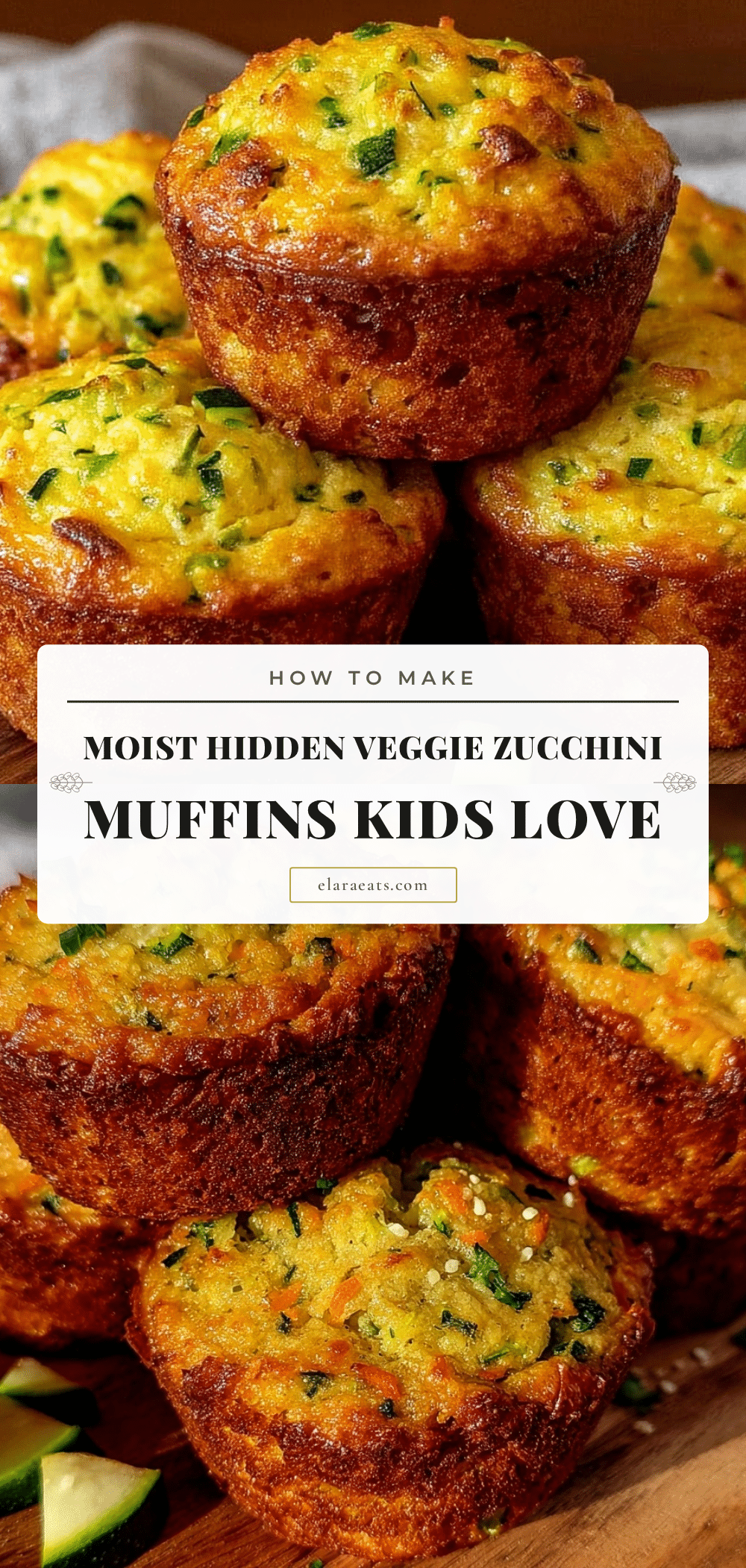 moist hidden veggie zucchini muffins recipe