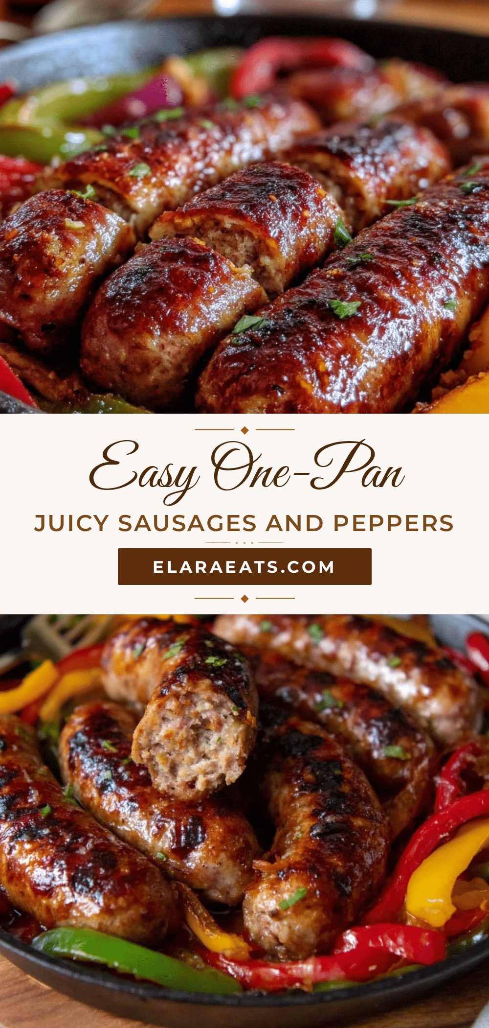 one-pan grilled sausages and peppers recipe recipe
