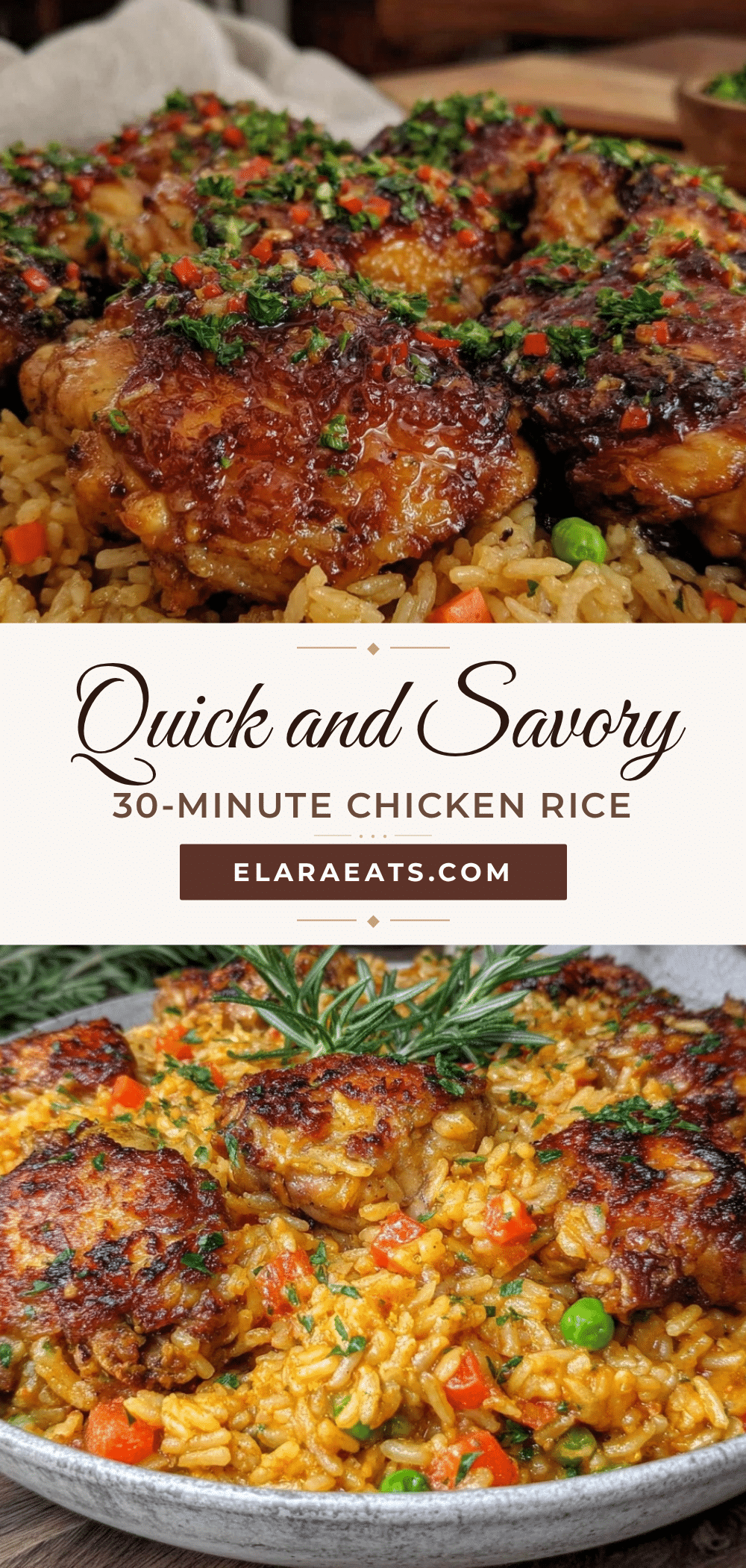 quick 30-minute chicken and rice recipe recipe