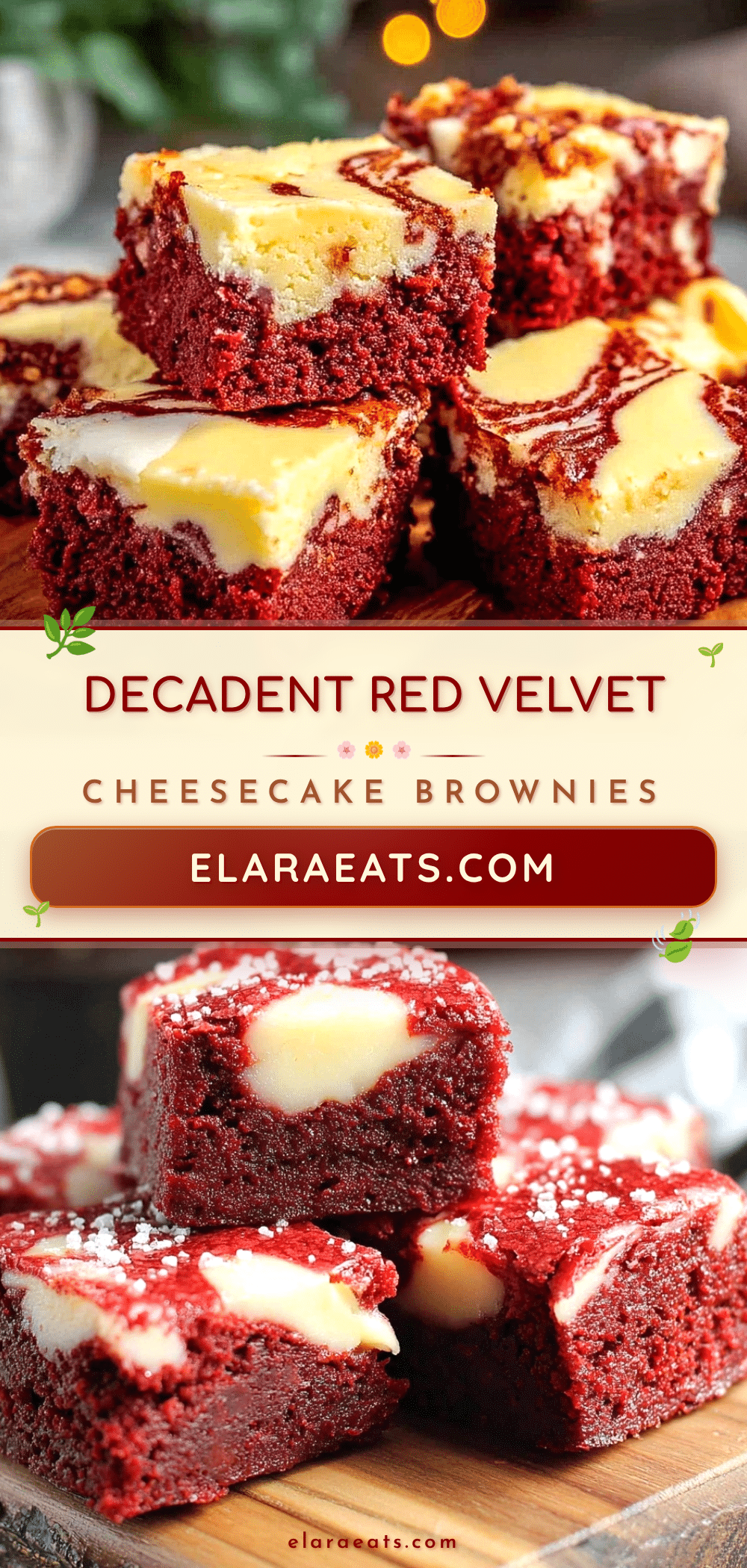 red velvet cheesecake brownies recipe