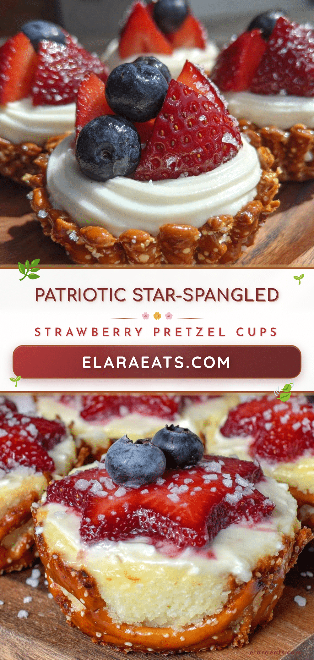 strawberry pretzel salad cups recipe