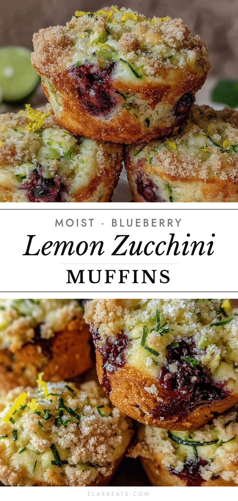 blueberry lemon zucchini muffins recipe