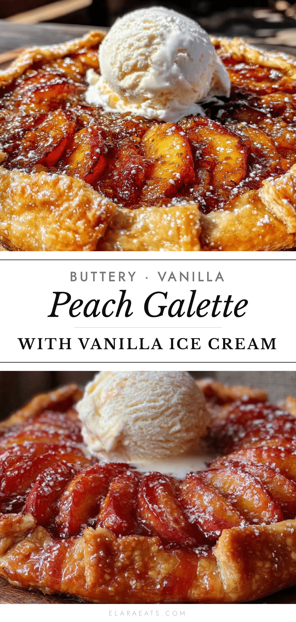 brown butter peach galette recipe