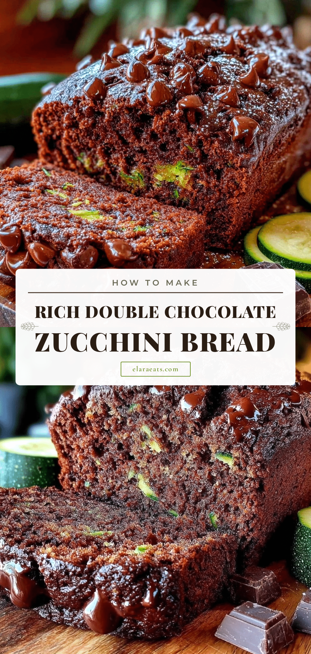 double chocolate zucchini bread recipe