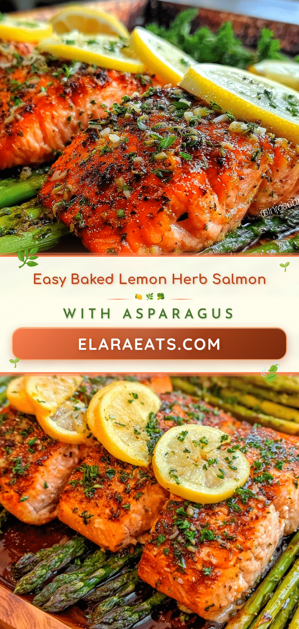 easy baked lemon herb salmon recipe