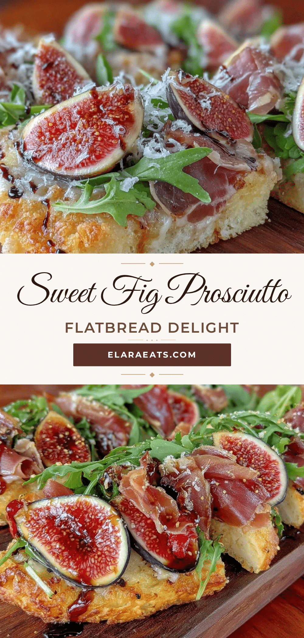 Flavorful Fig Prosciutto Flatbread recipe