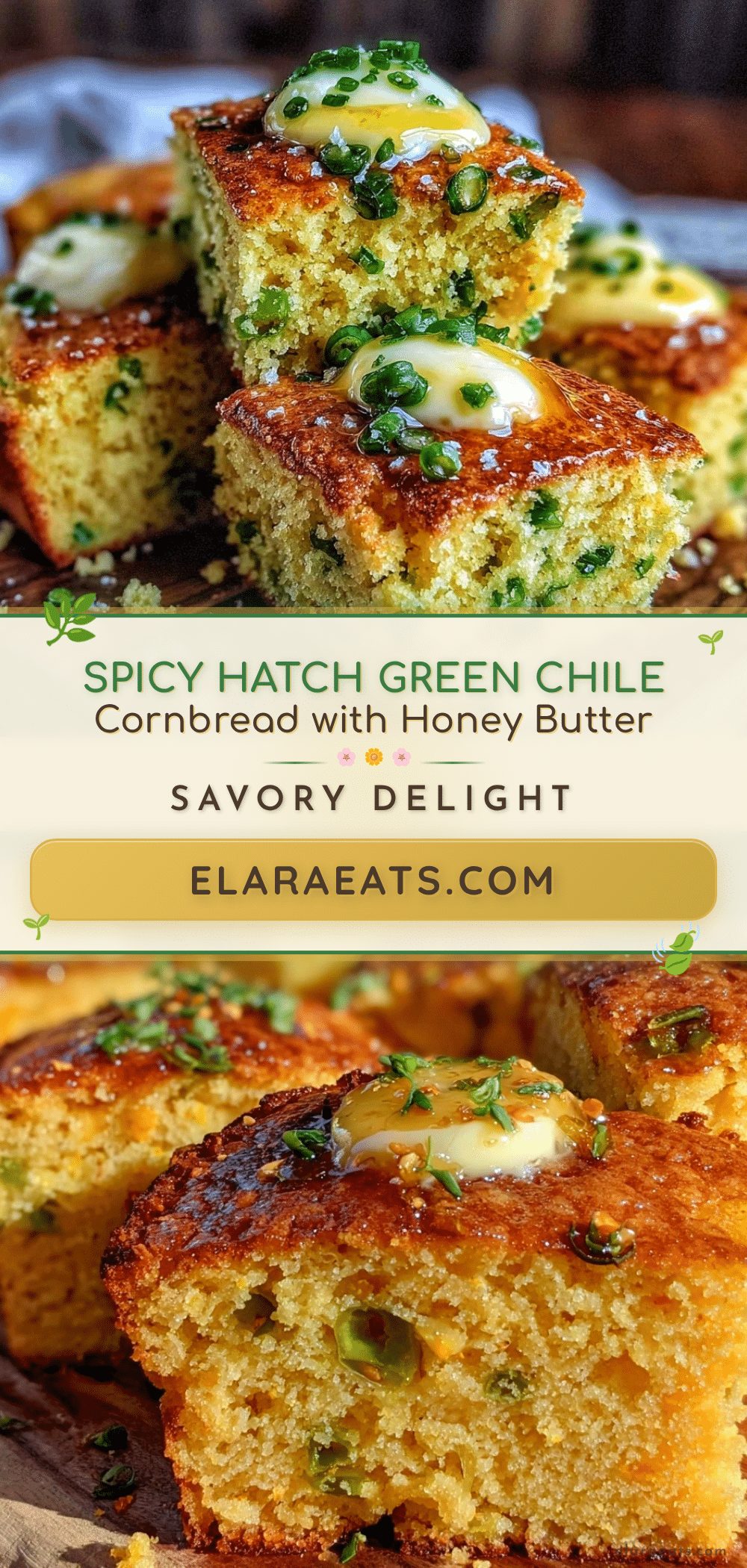 Hatch green chile cornbread recipe