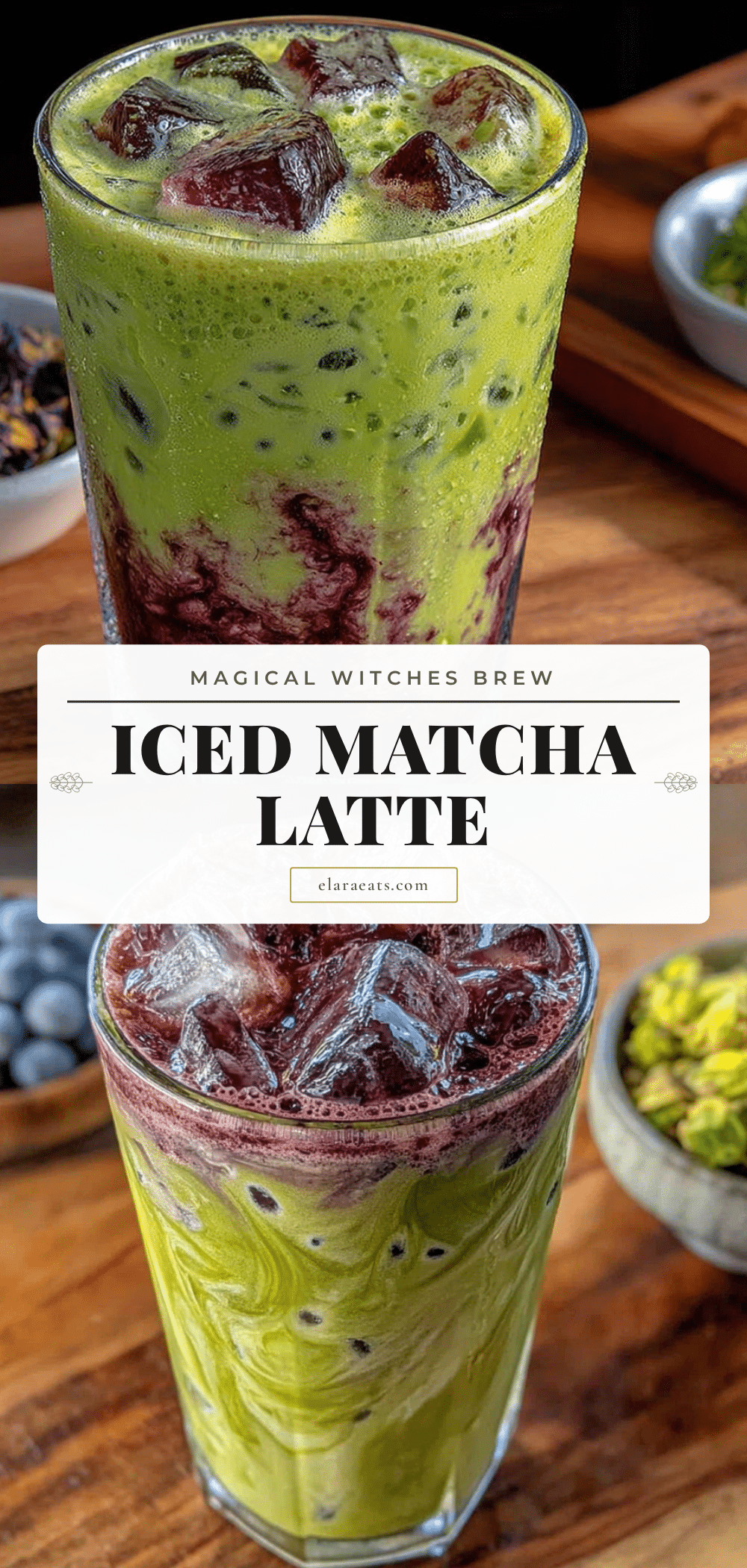 magical witches brew iced matcha latte recipe