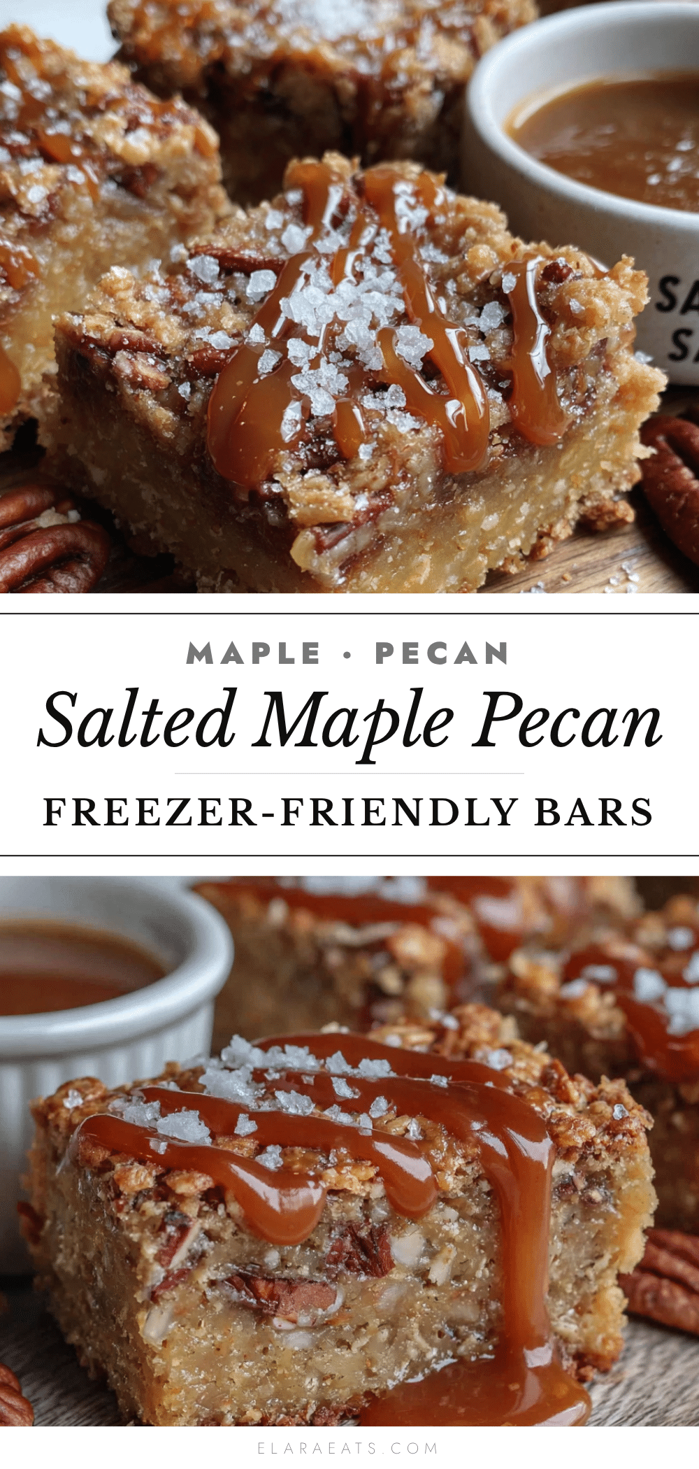maple pecan oat bars recipe