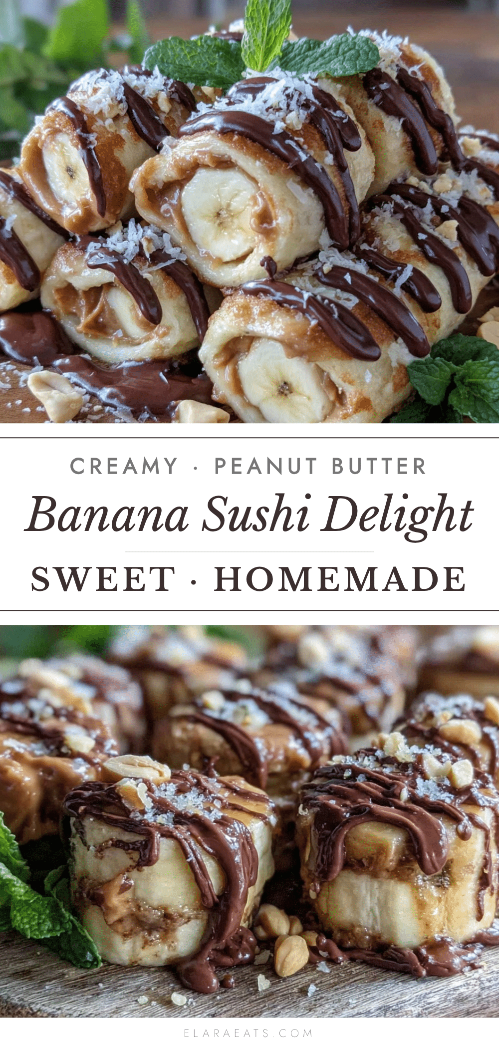 peanut butter banana sushi recipe