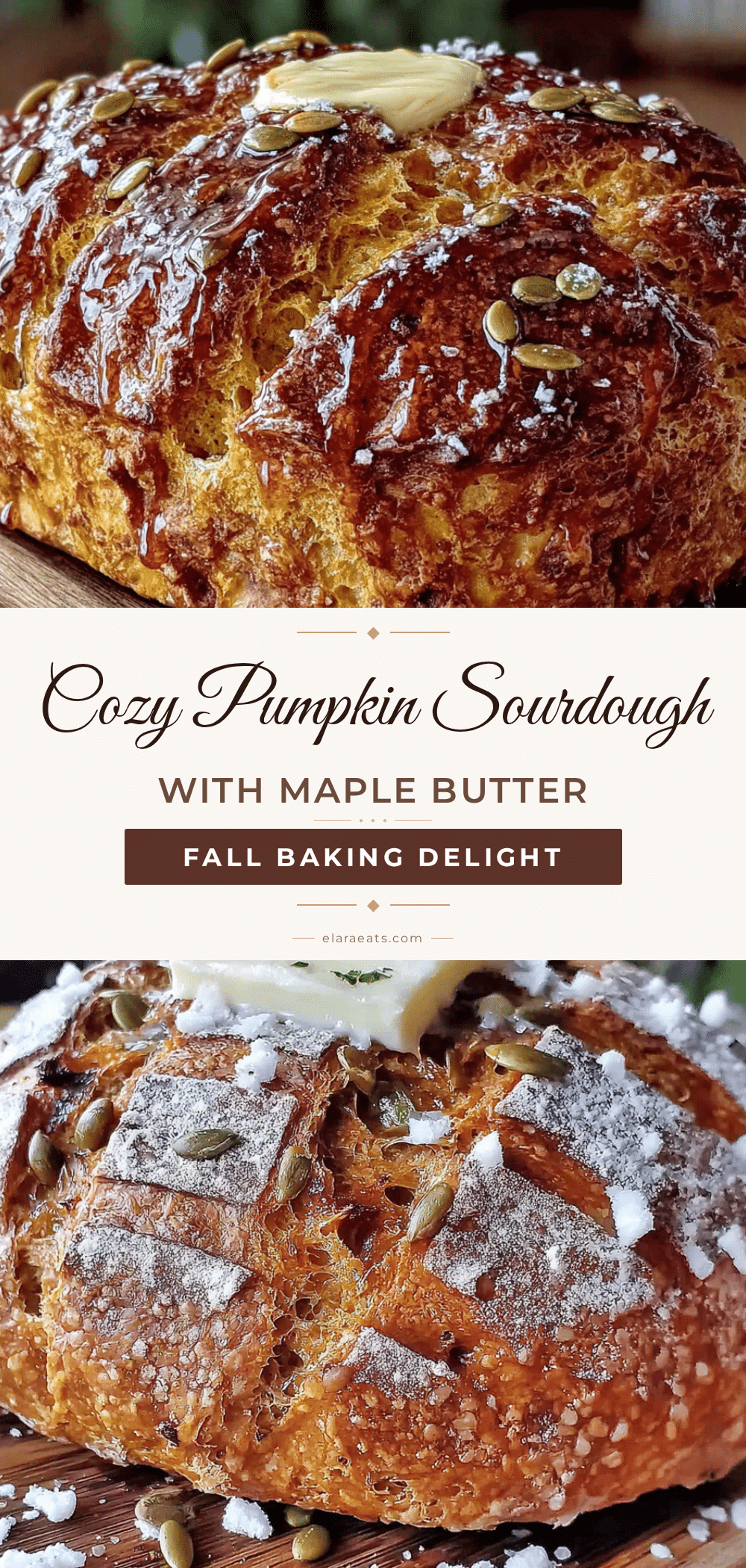 pumpkin spice sourdough with maple butter recipe