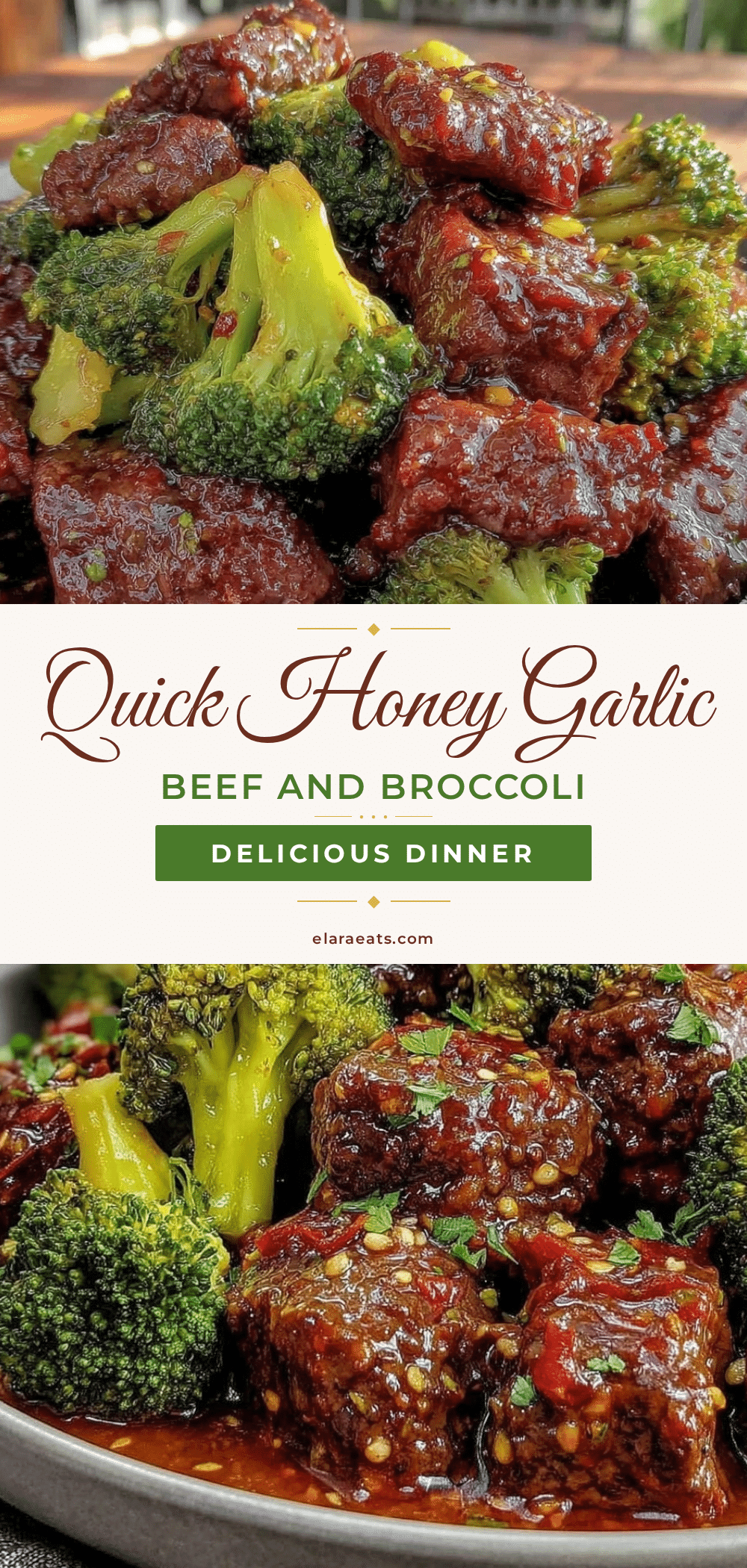quick honey garlic ground beef broccoli recipe recipe