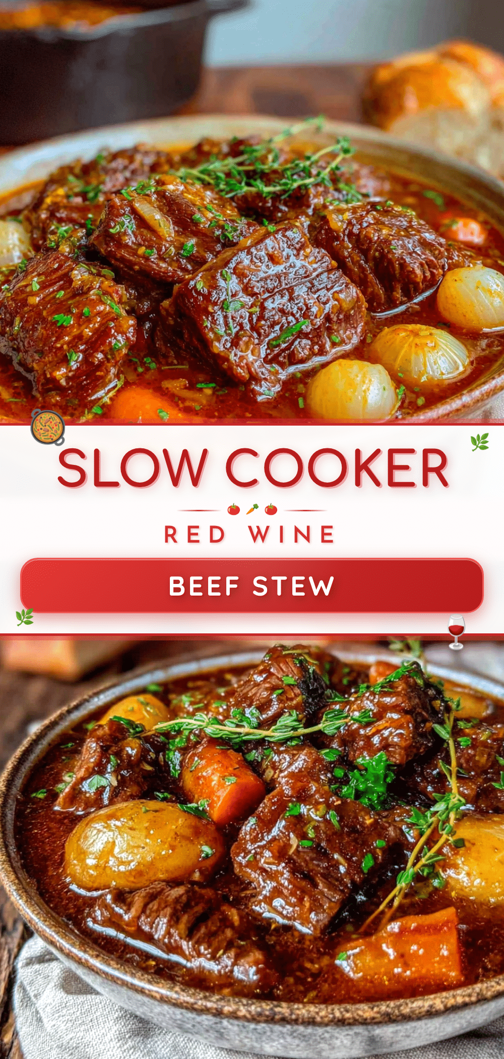 slow cooker beef stew with red wine recipe
