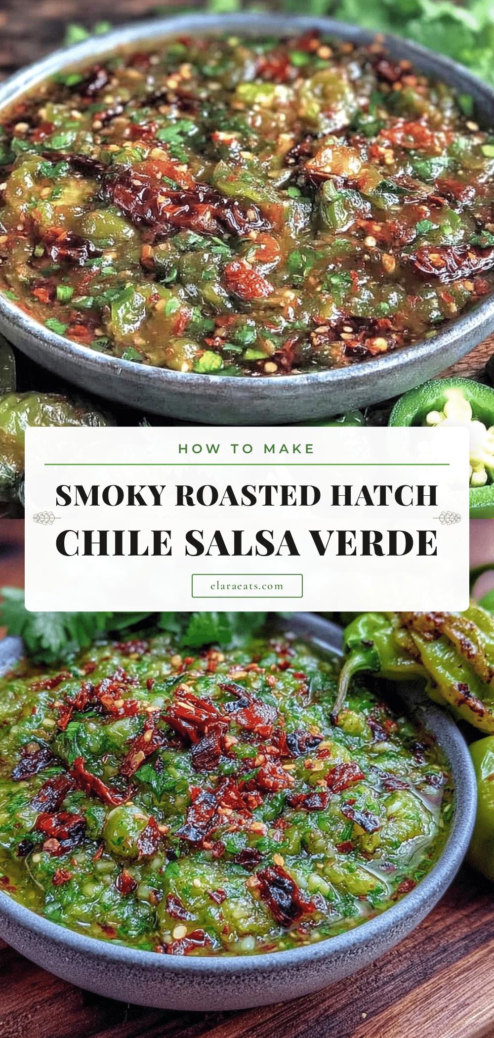 smoky roasted hatch chile salsa verde recipe