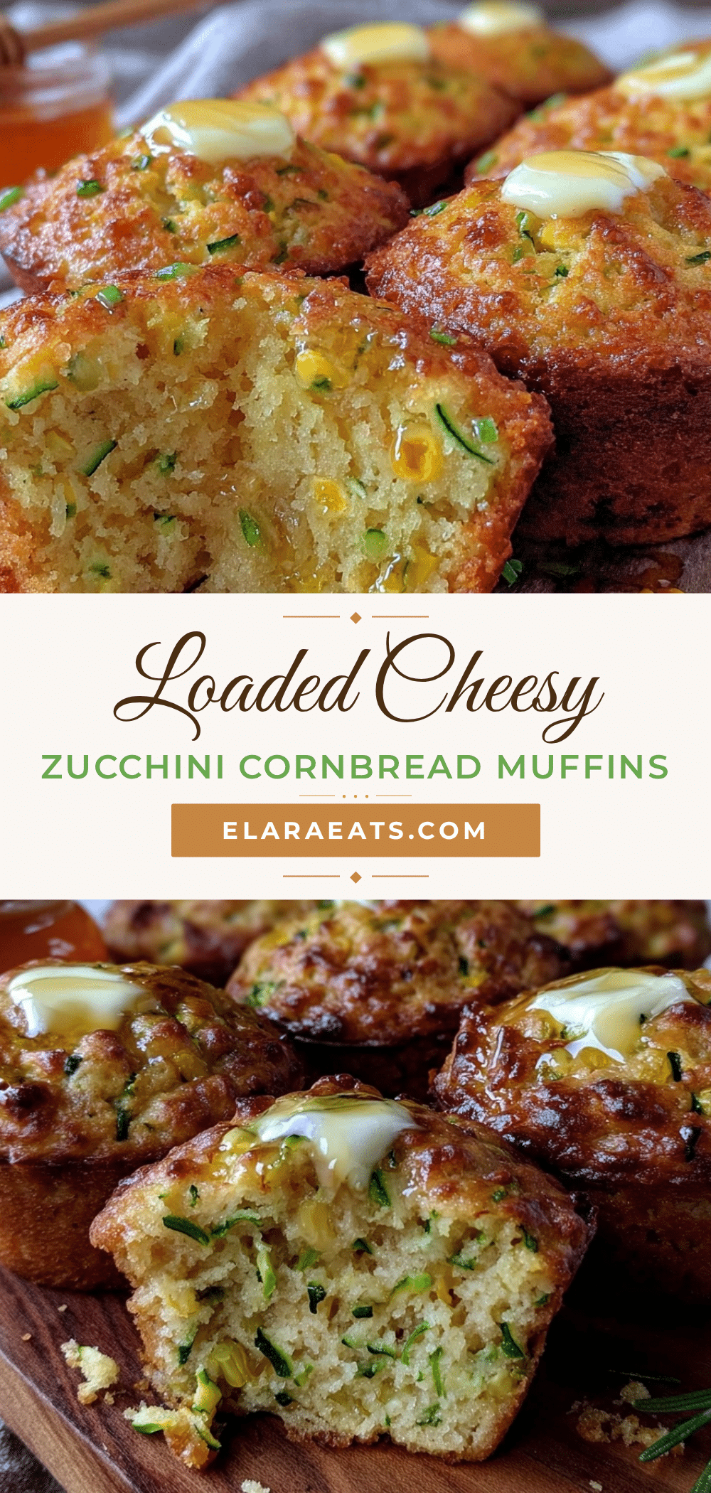 zucchini cornbread muffins recipe