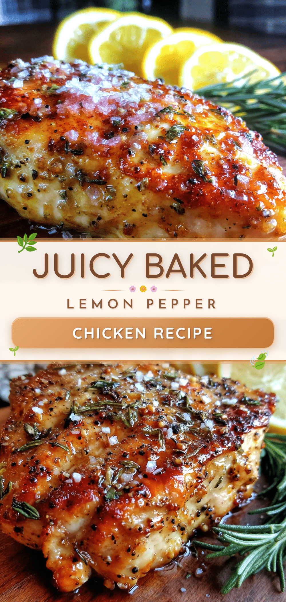 baked lemon pepper chicken breast recipe