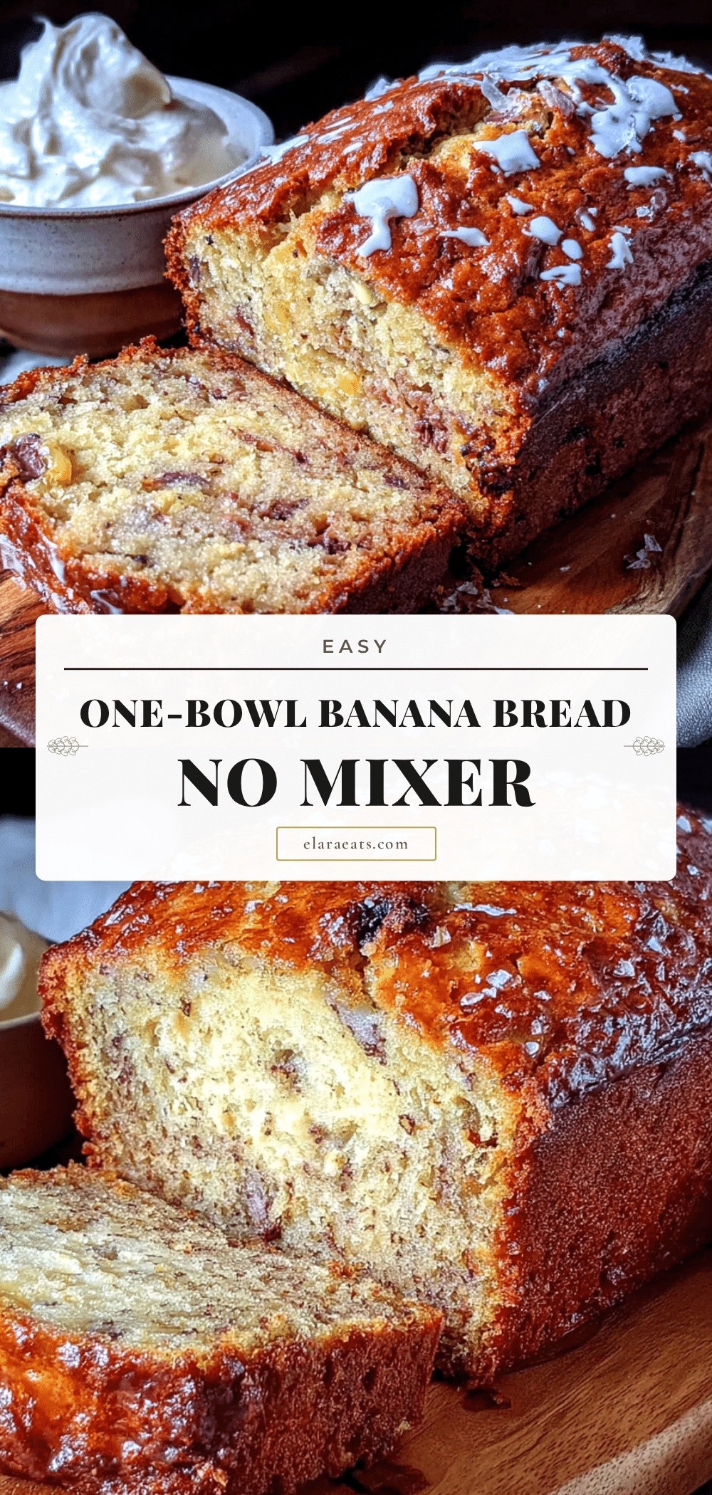 best easy one-bowl banana bread recipe