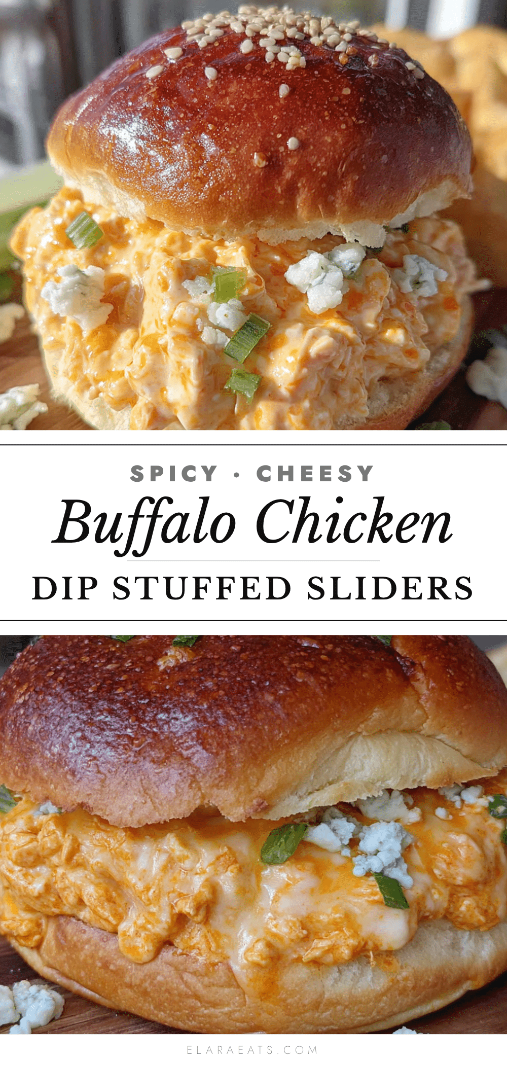 buffalo chicken dip stuffed sliders recipe
