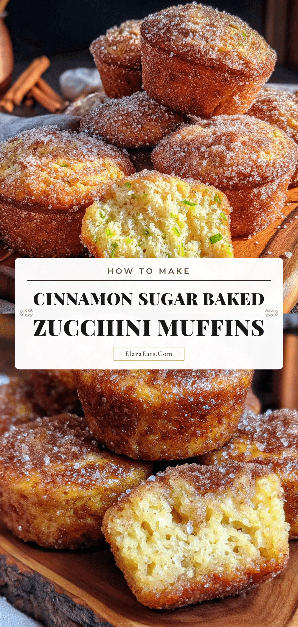 cinnamon zucchini muffins recipe