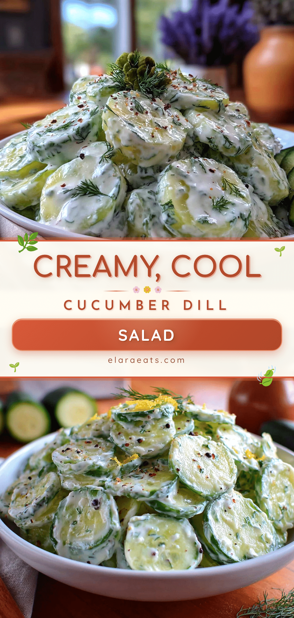 creamy cucumber dill salad recipe