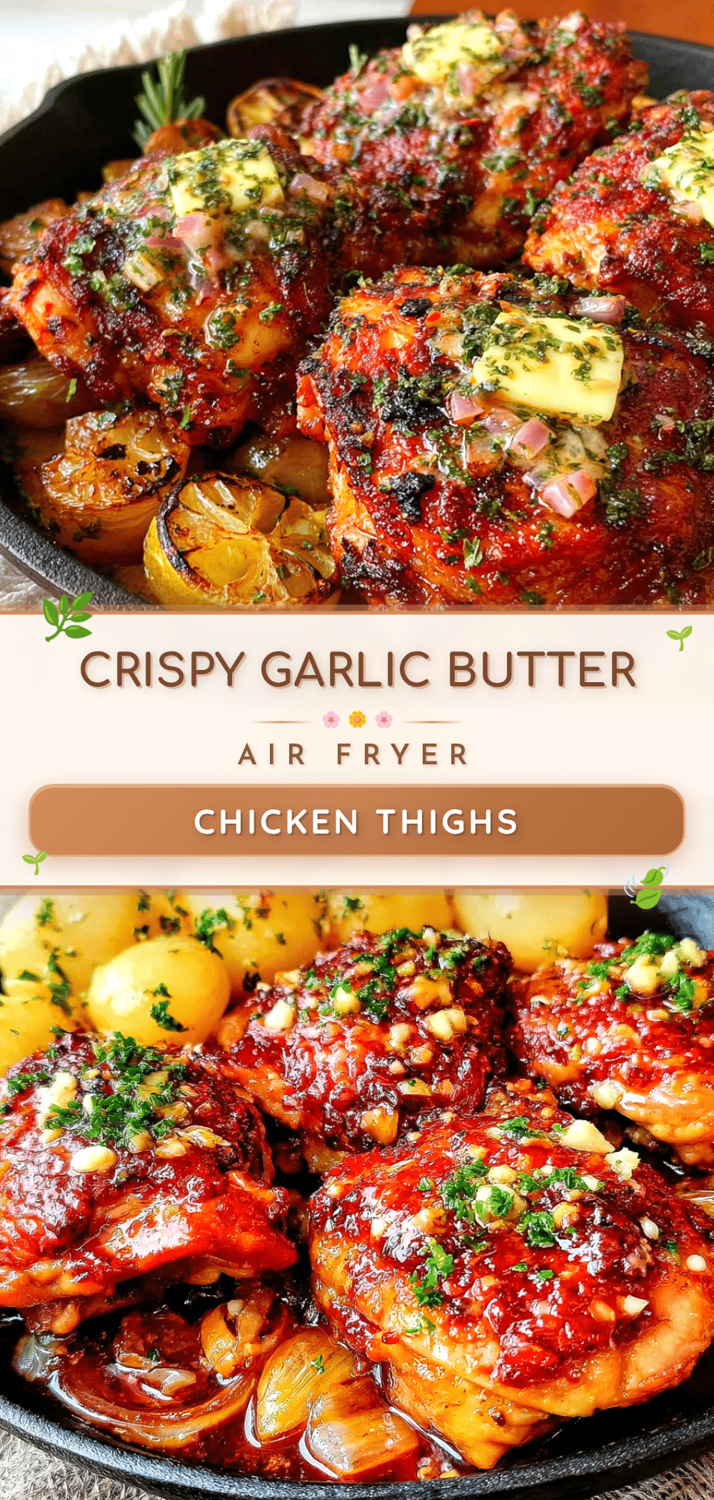 crispy air fryer chicken thighs recipe