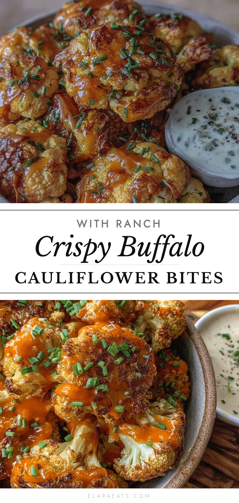 crispy buffalo cauliflower bites recipe