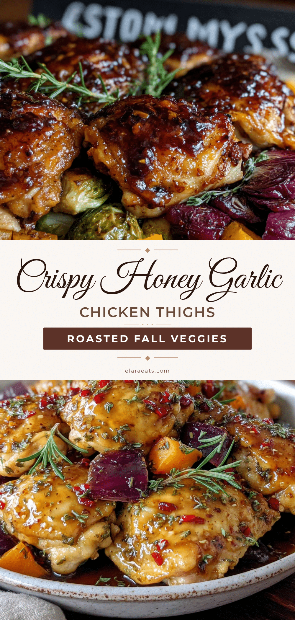 crispy honey garlic chicken thighs recipe