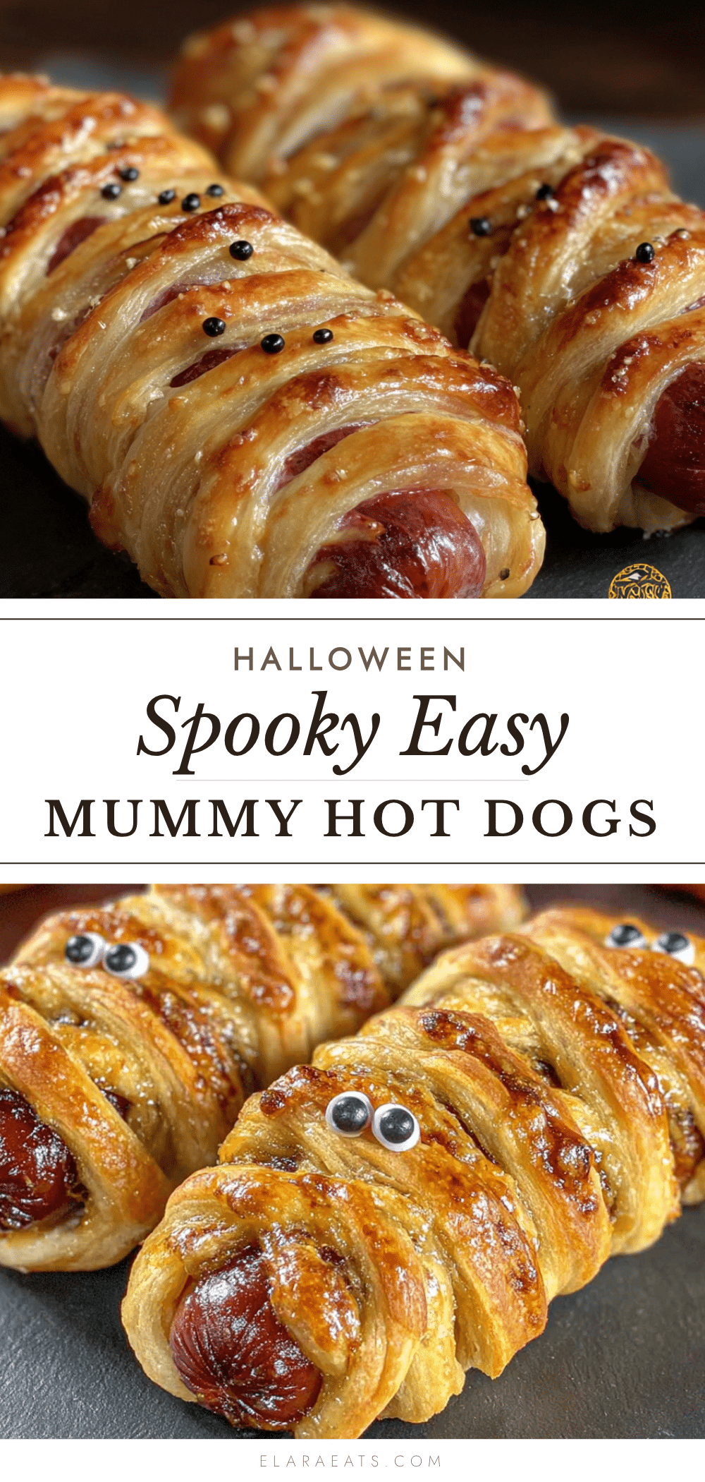 easy mummy hot dogs recipe
