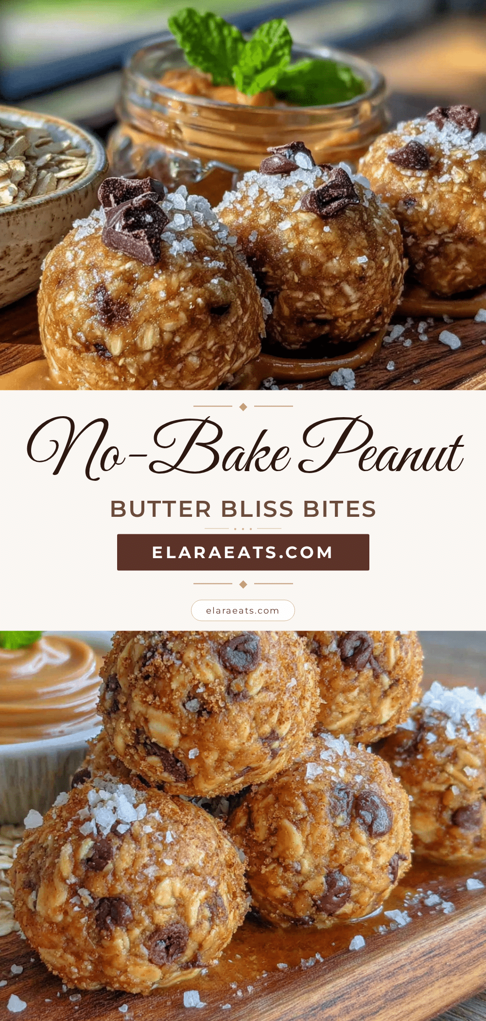 easy no-bake peanut butter oat energy bites recipe