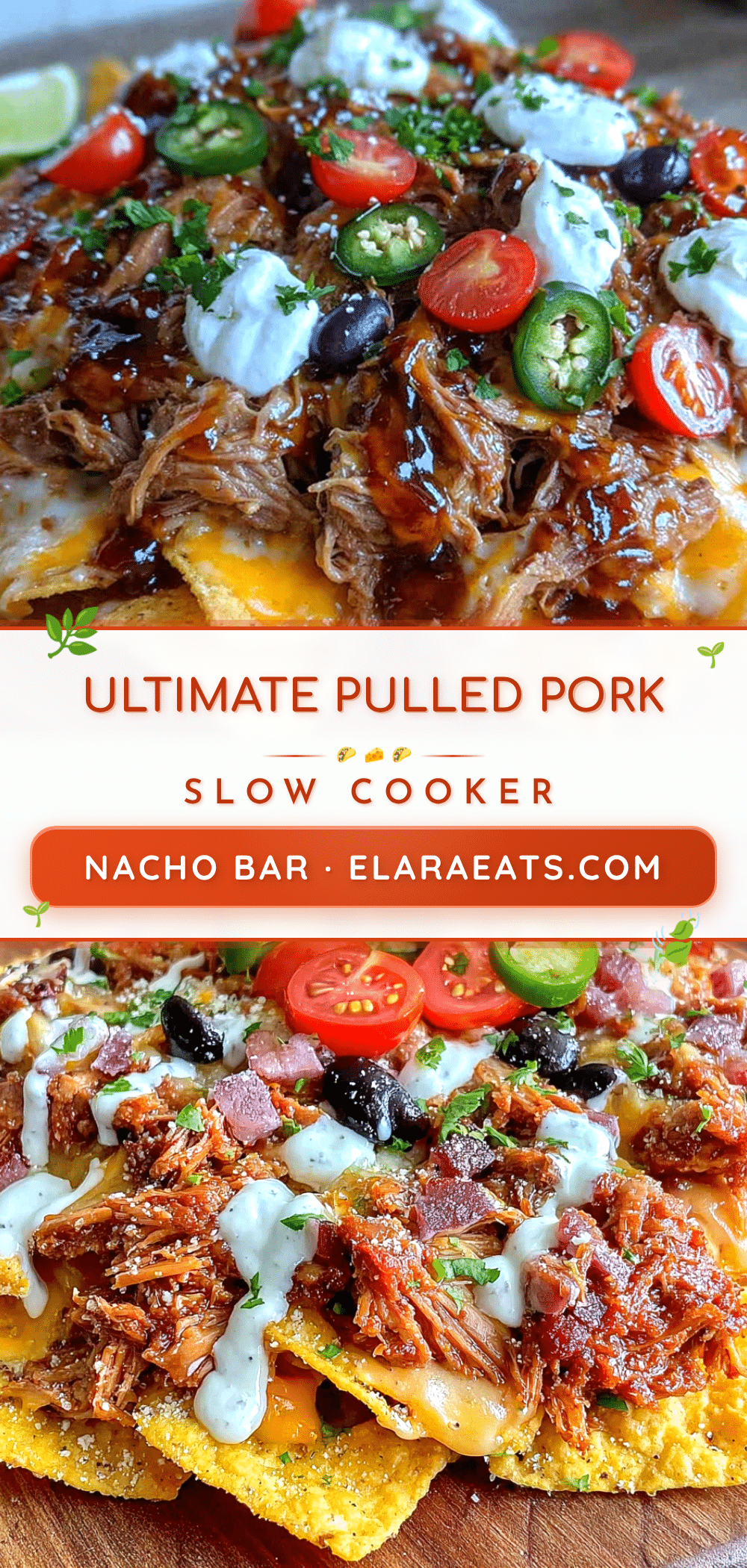 easy slow cooker pulled pork nacho bar recipe