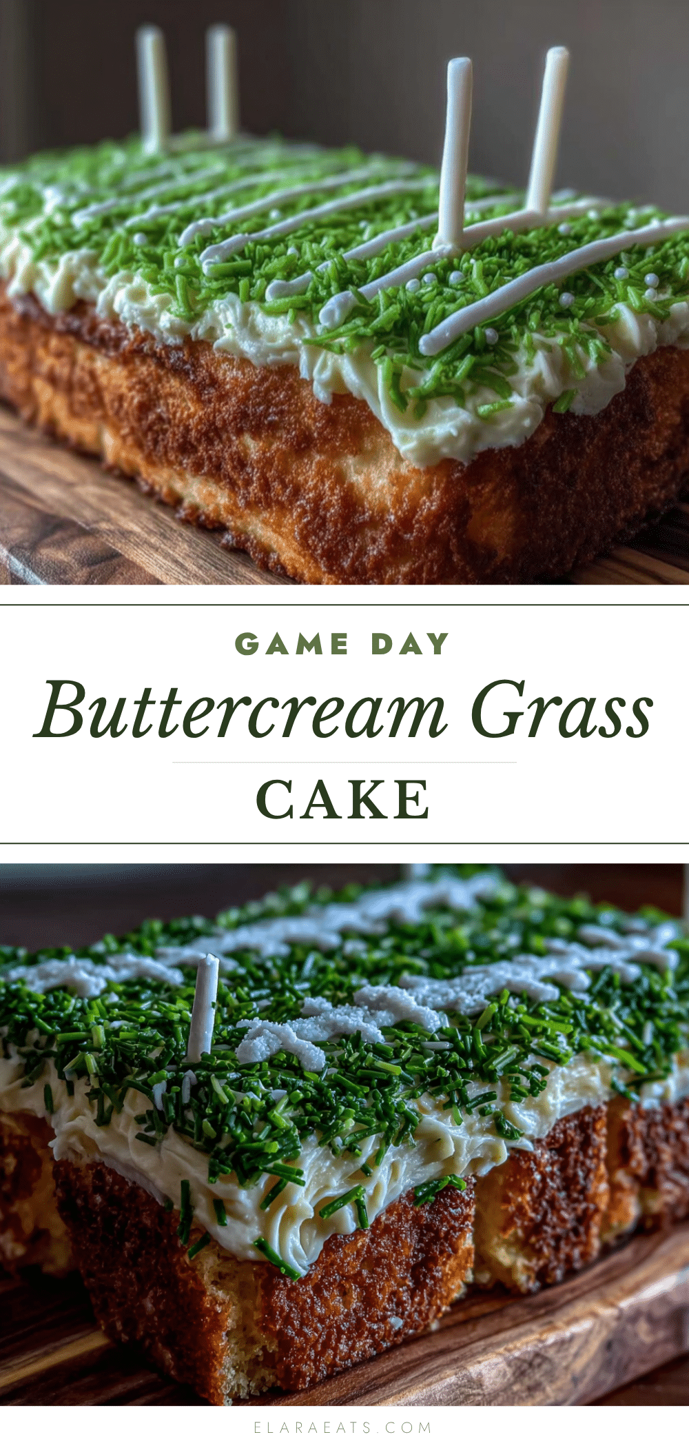football field sheet cake recipe