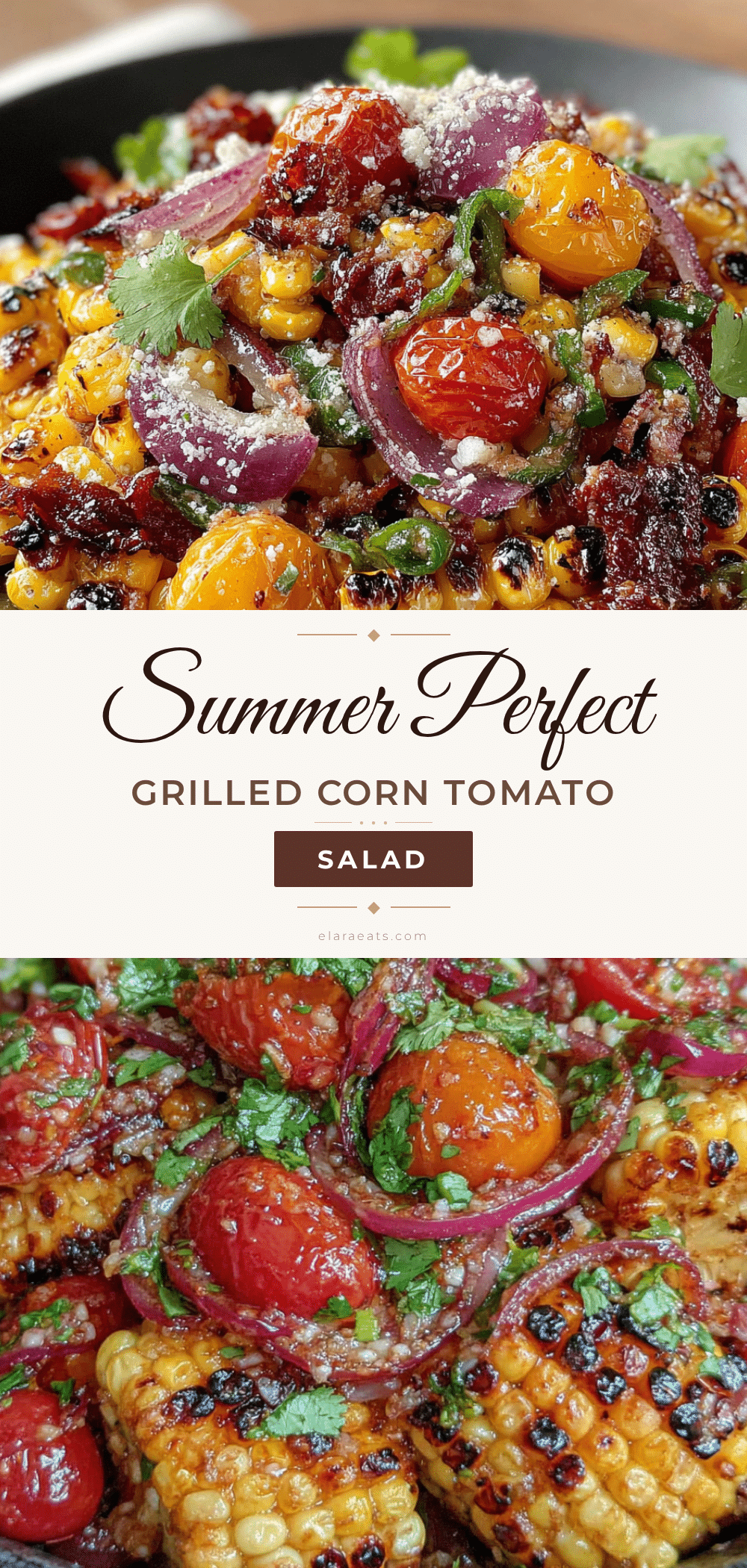 fresh grilled corn and cherry tomato salad recipe