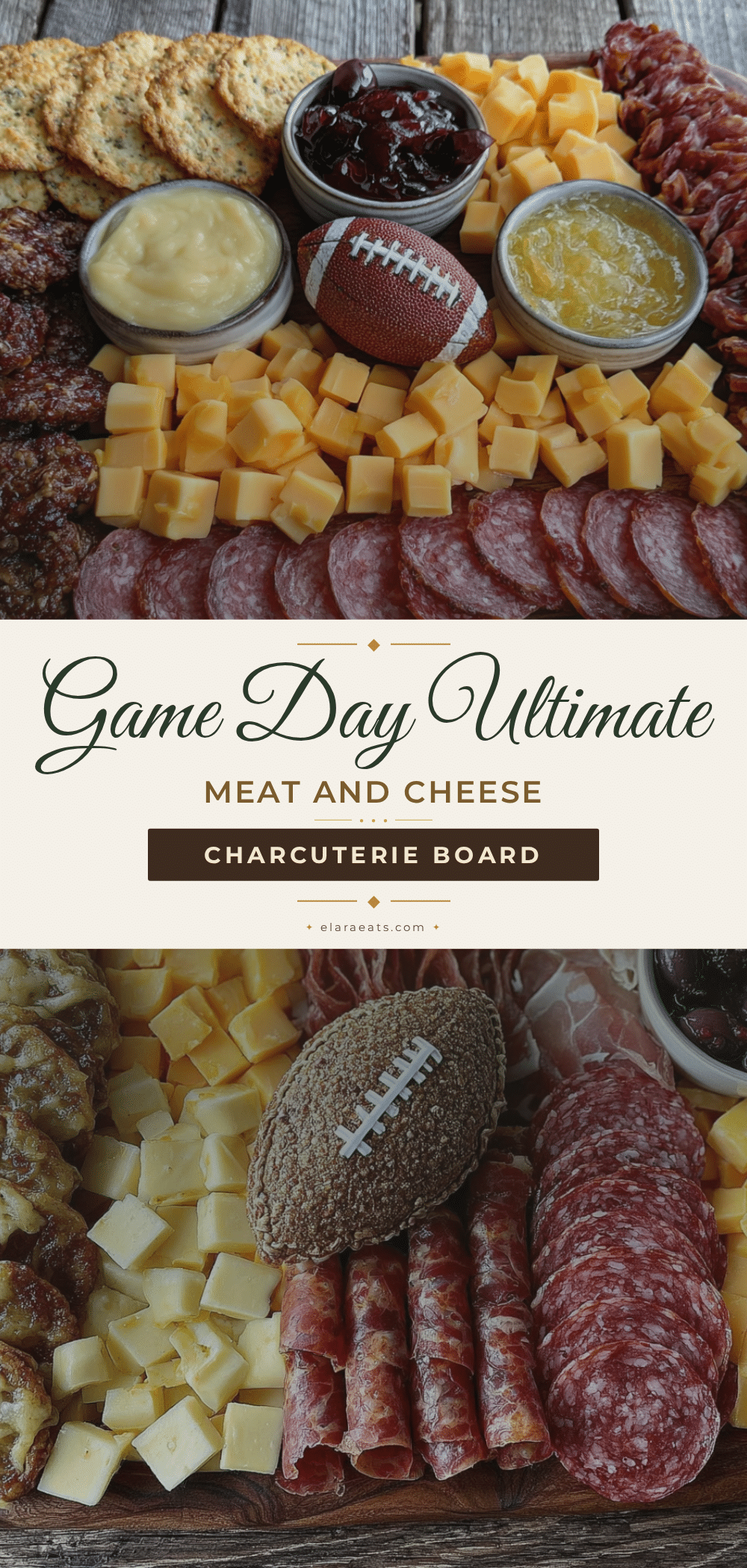 game day meat and cheese board recipe