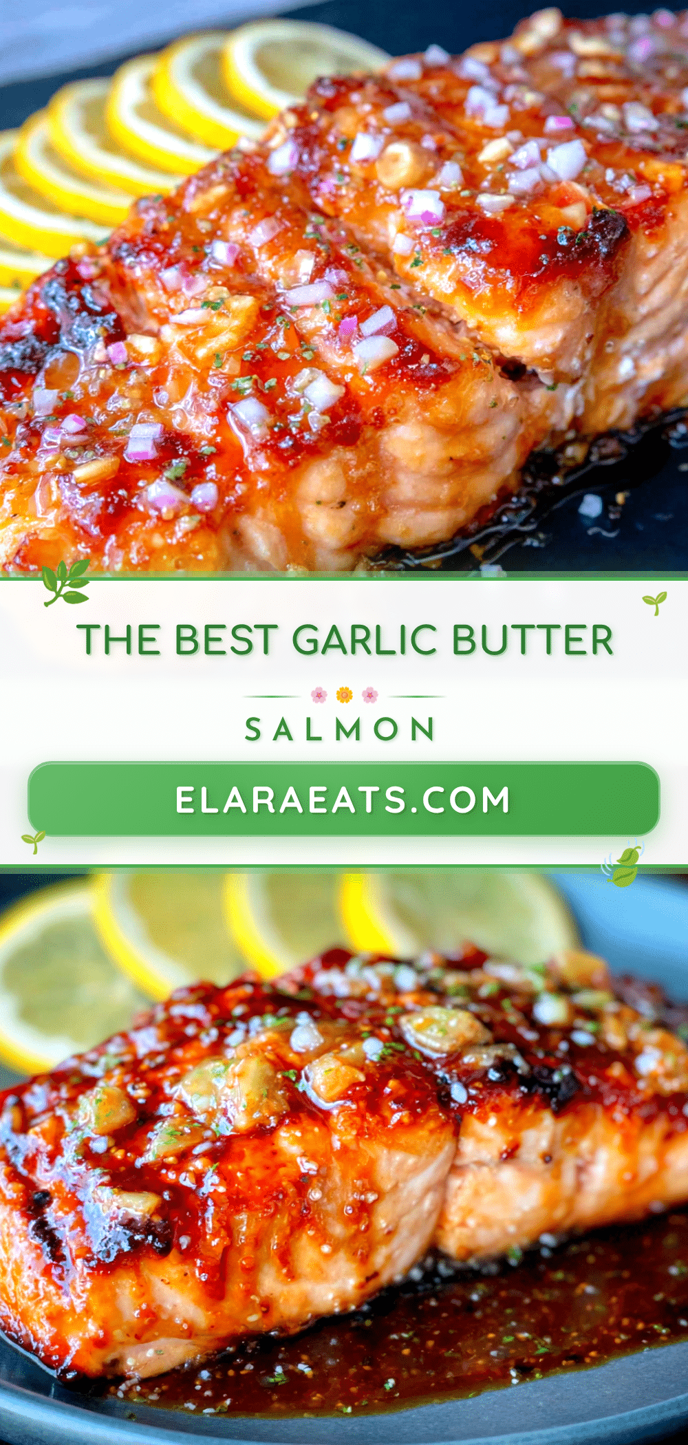 garlic butter baked salmon recipe