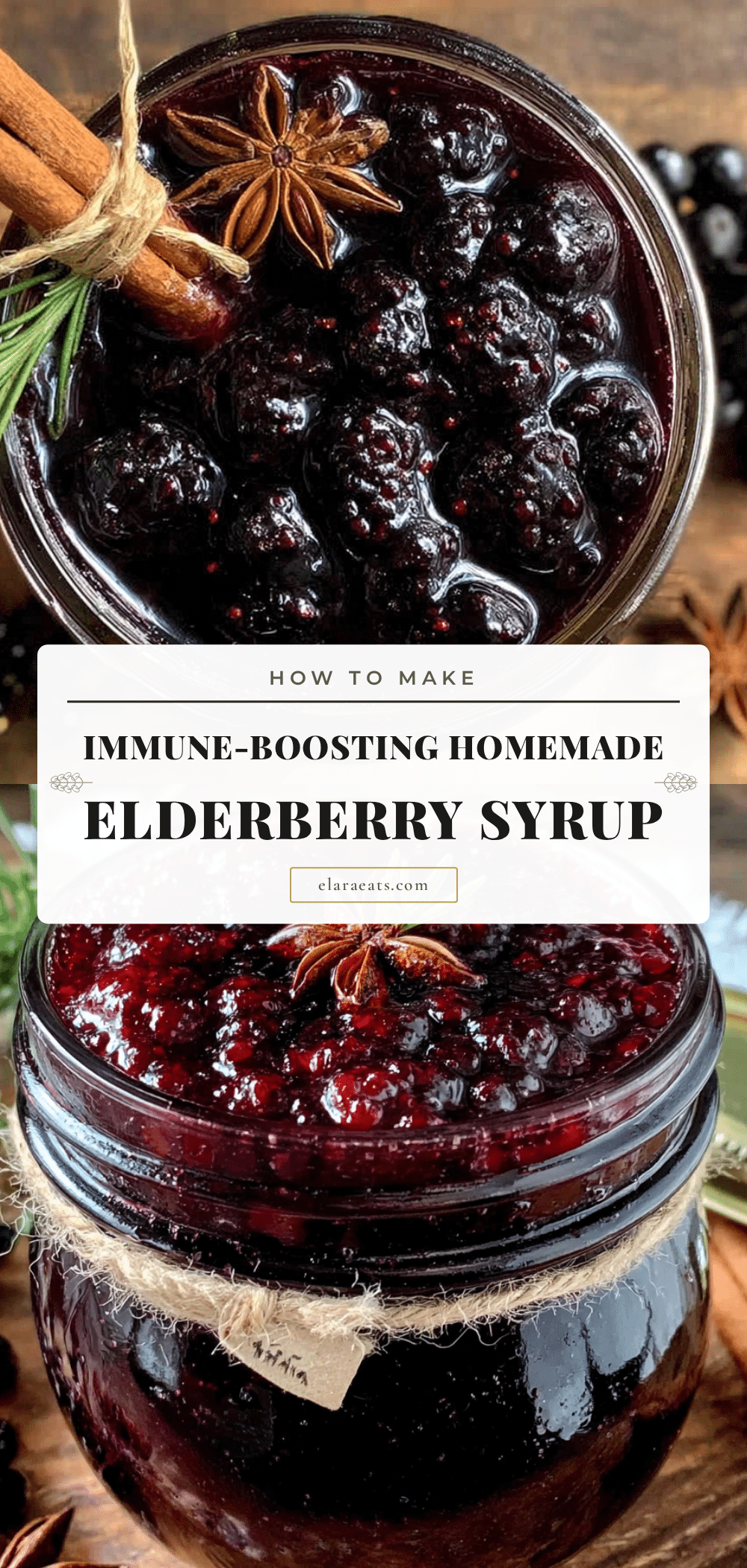 homemade elderberry syrup recipe