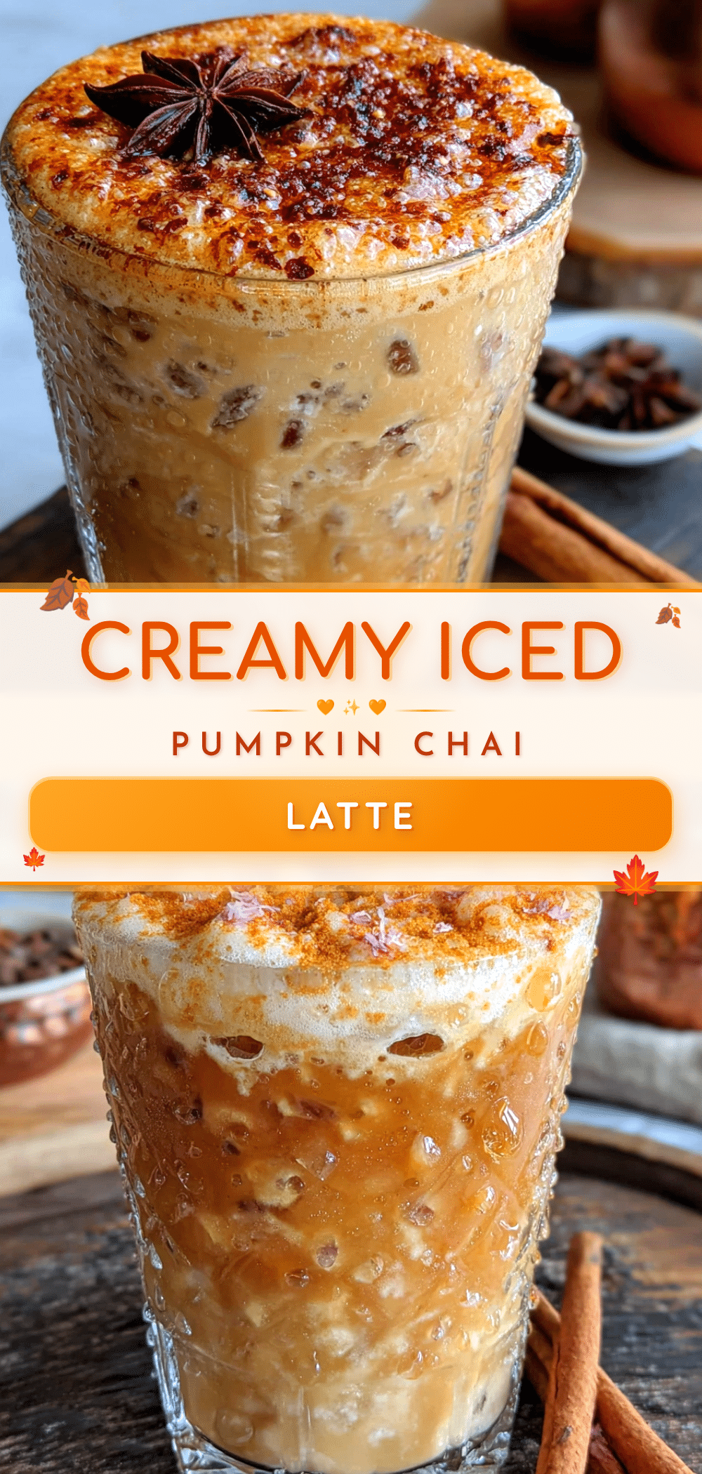 iced pumpkin chai latte recipe
