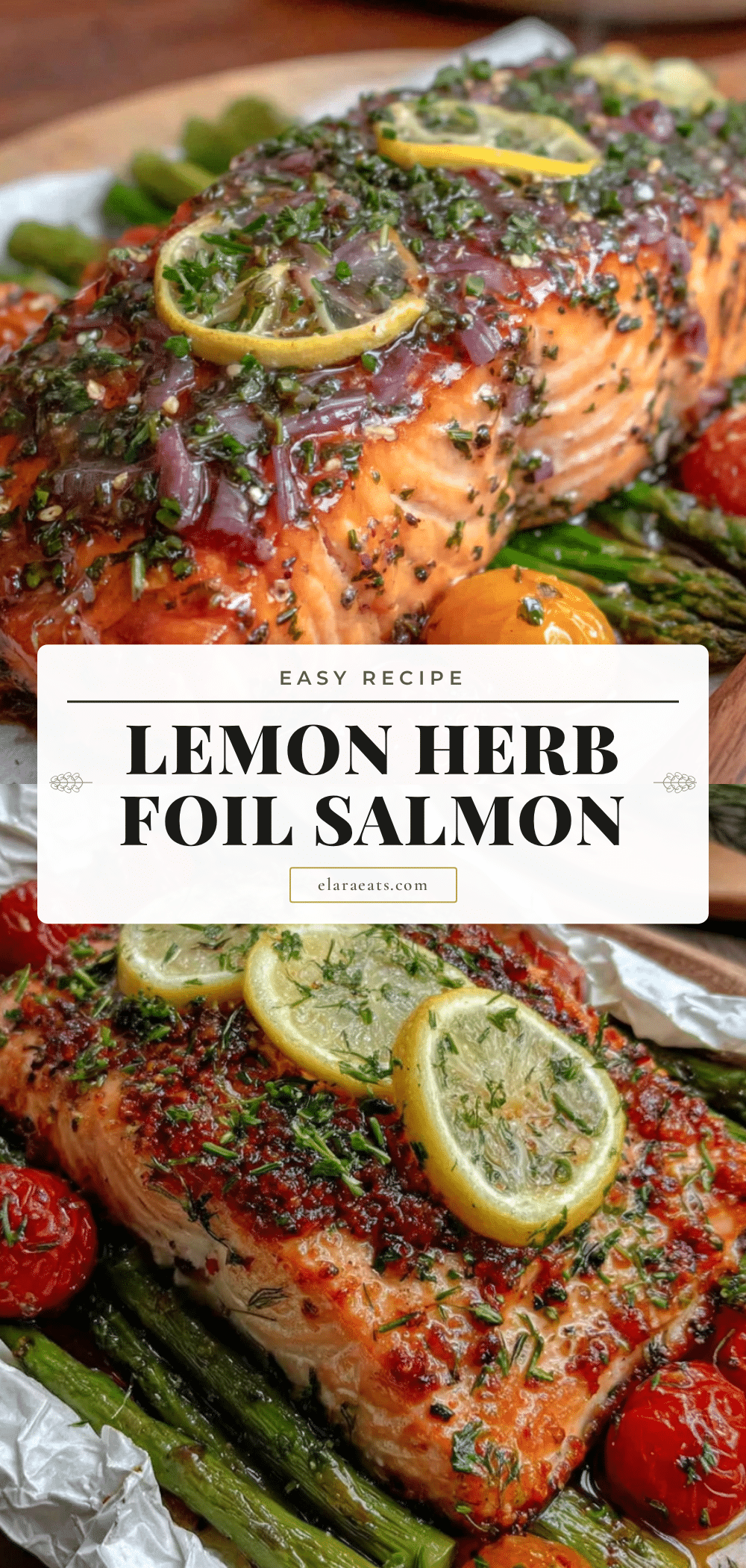 lemon herb salmon in foil recipe